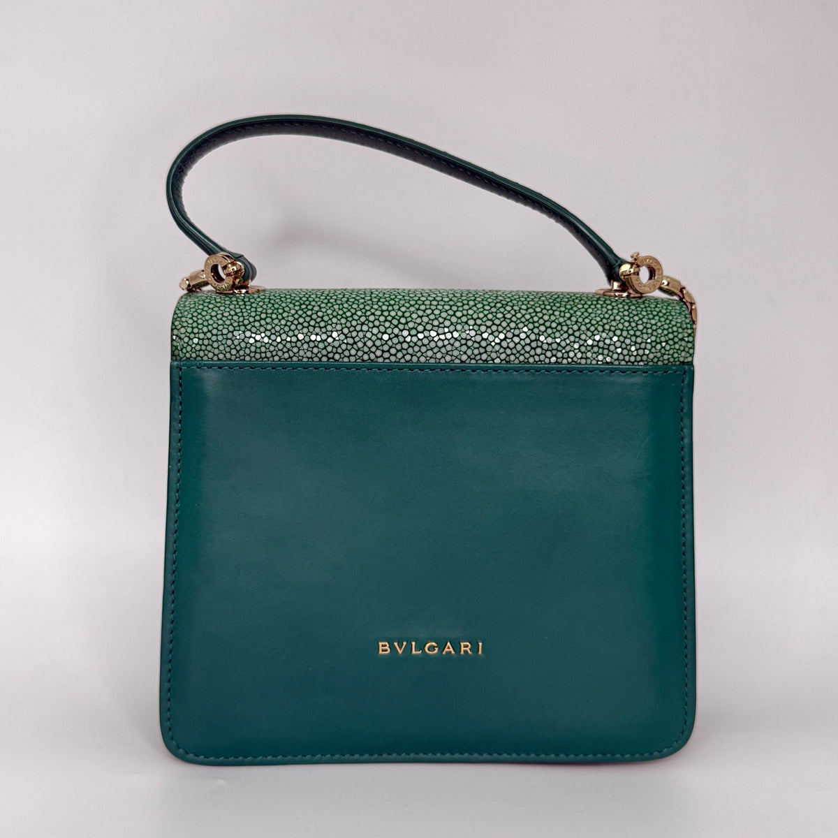 Bvlgari - Serpenti Forever - Exotic leathers - Stingray - Green - (small)