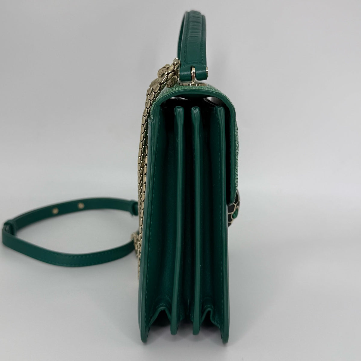 Bvlgari - Serpenti Forever - Exotic leathers - Stingray - Green - (small)