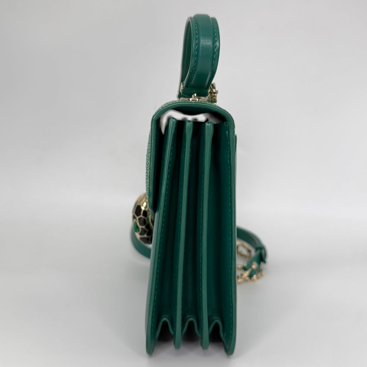 Bvlgari - Serpenti Forever - Exotic leathers - Stingray - Green - (small)