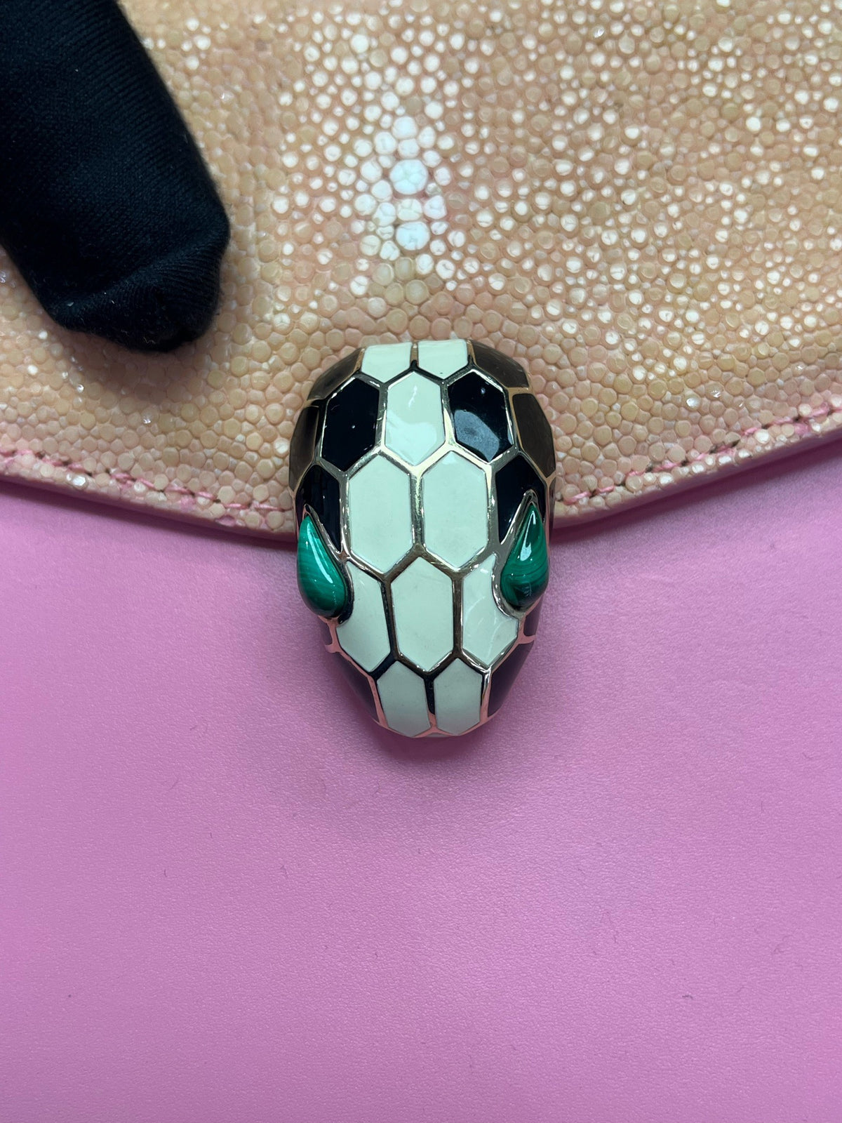 Bvlgari - Serpenti Forever - Exotic leathers - Stingray - Multicolour - (small)