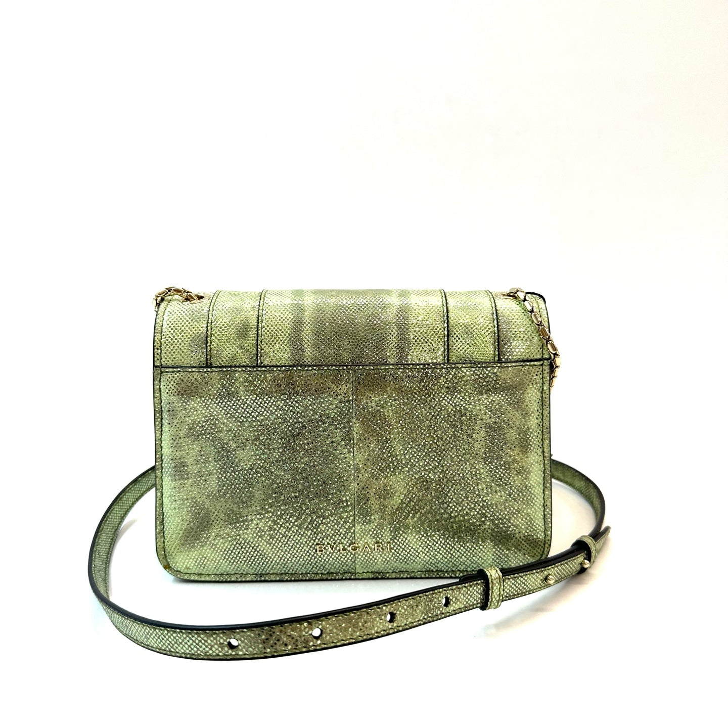 Bvlgari - Serpenti Forever - Exotic leathers - Water snake - Green - (small)