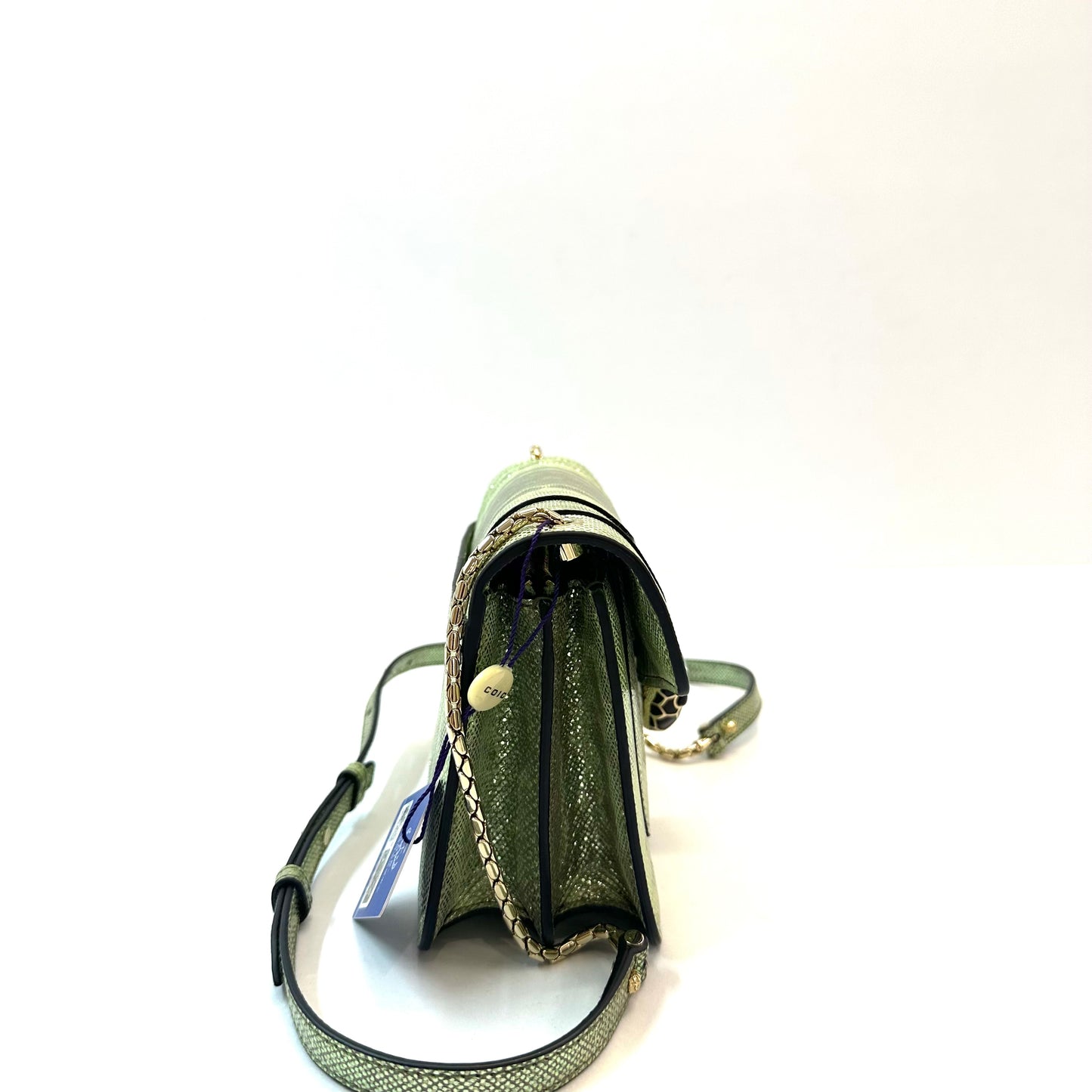 Bvlgari - Serpenti Forever - Exotic leathers - Water snake - Green - (small)