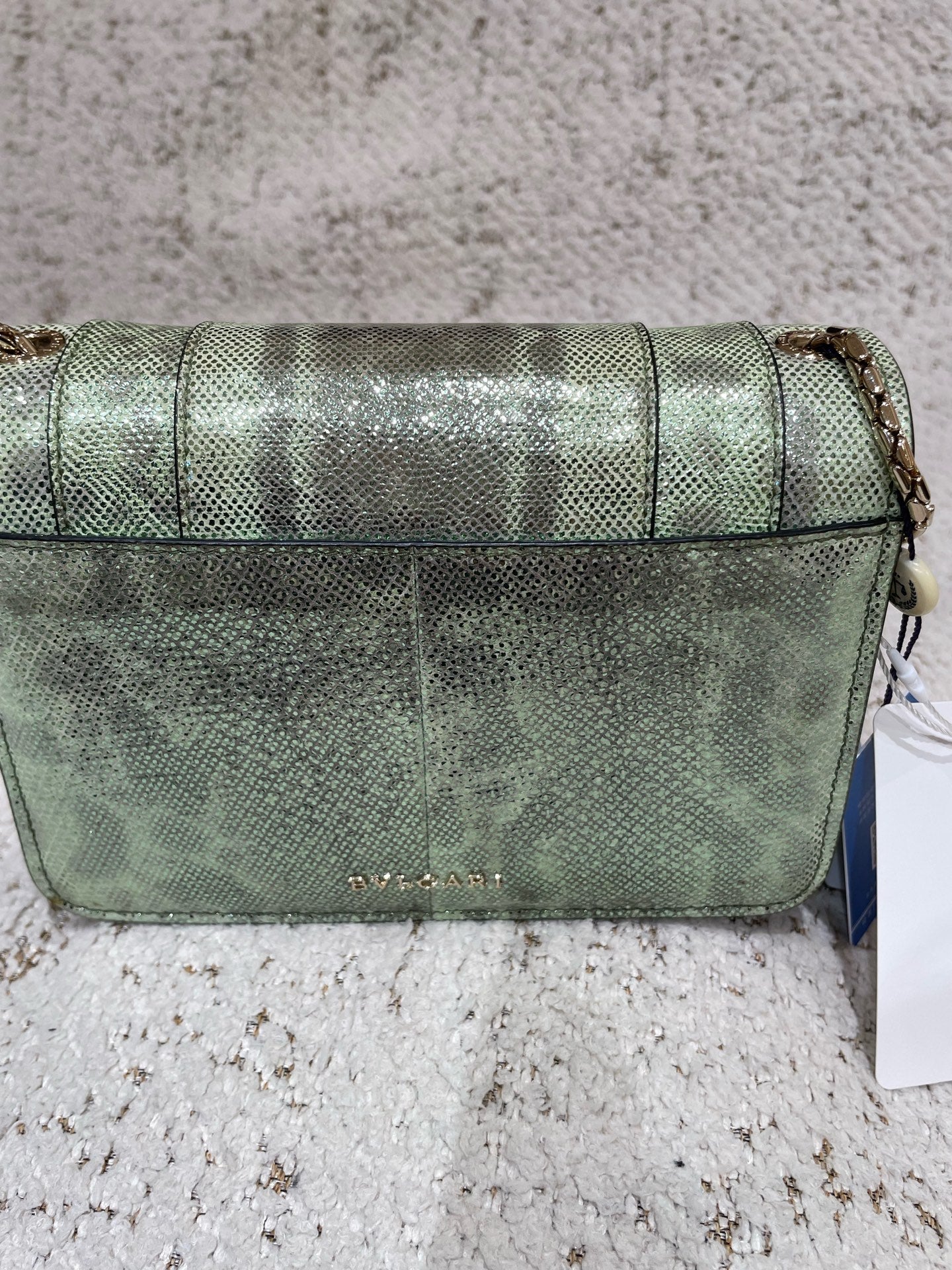Bvlgari - Serpenti Forever - Exotic leathers - Water snake - Green - (small)