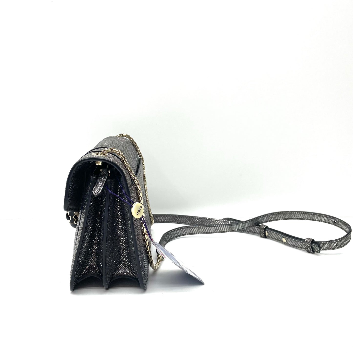Bvlgari - Serpenti Forever - Exotic leathers - Water snake - Silver - (mini)