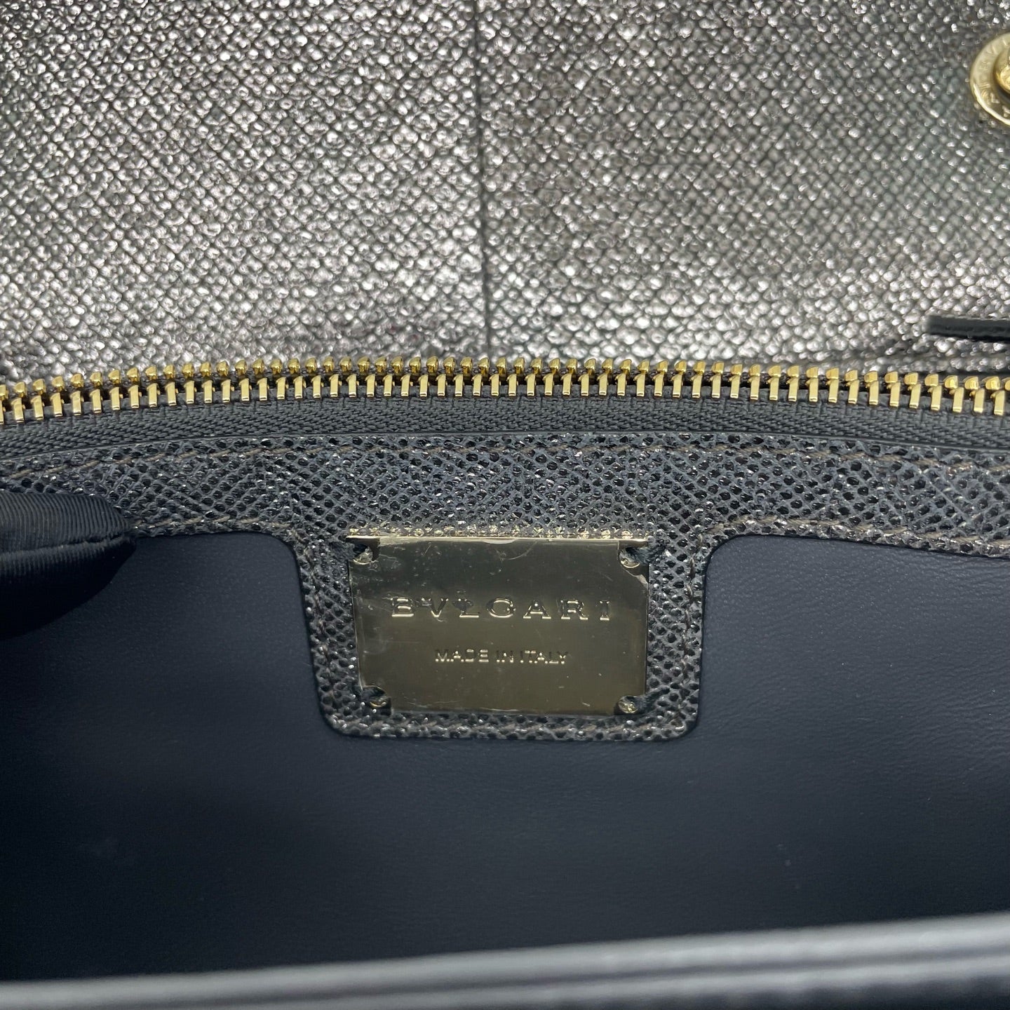 Bvlgari - Serpenti Forever - Exotic leathers - Water snake - Silver - (mini)
