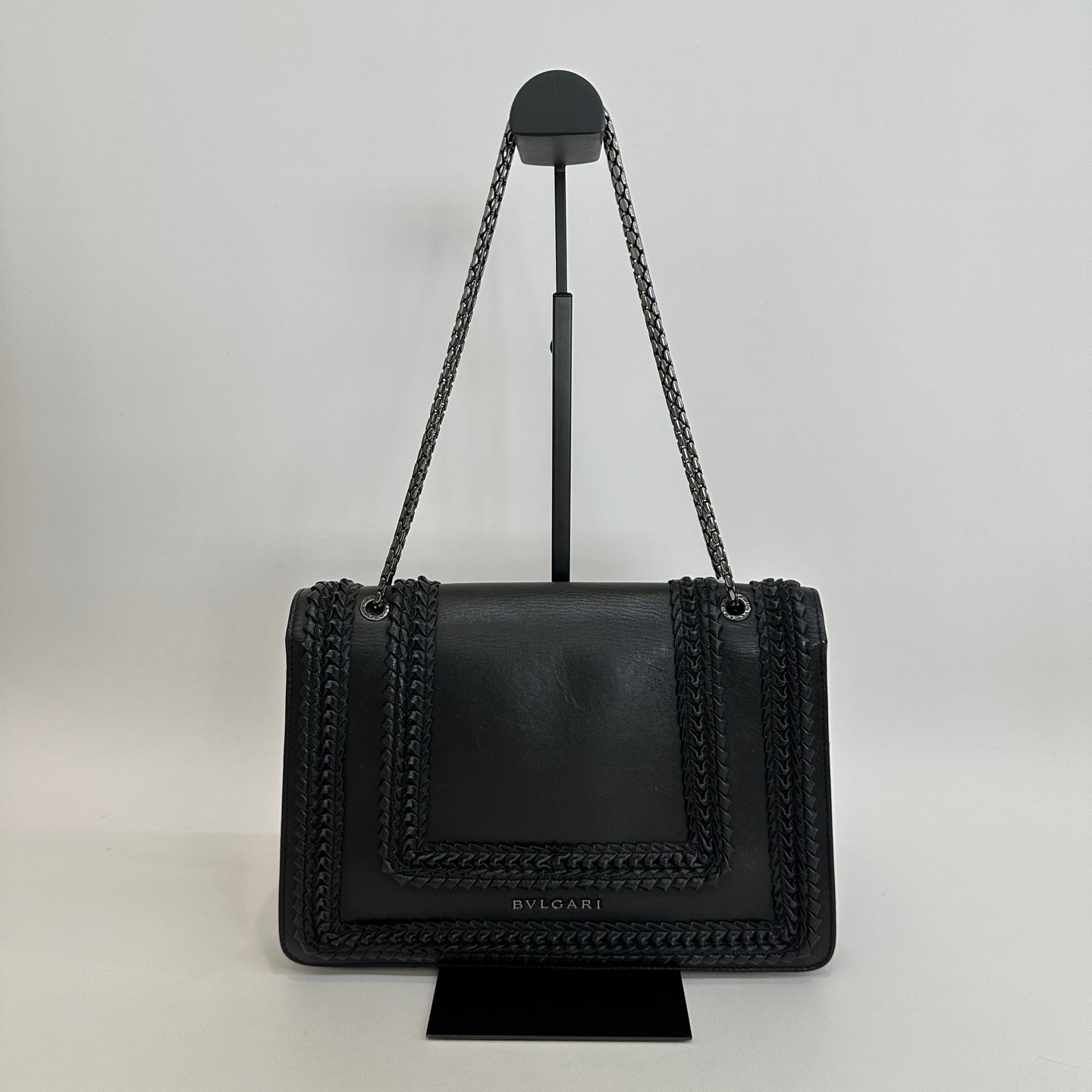 Bvlgari - Serpenti Forever Flap Bag - Calfskin leather - Black - (medium)