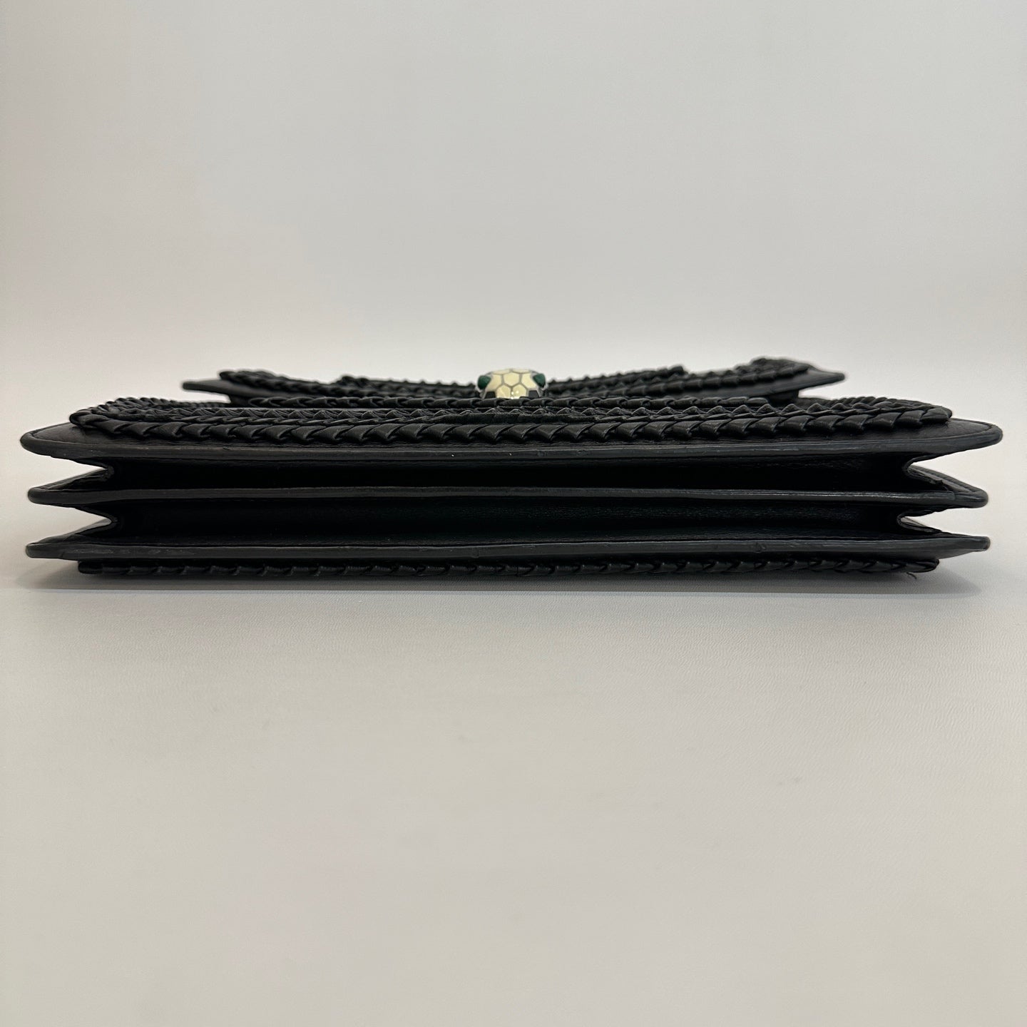Bvlgari - Serpenti Forever Flap Bag - Calfskin leather - Black - (medium)