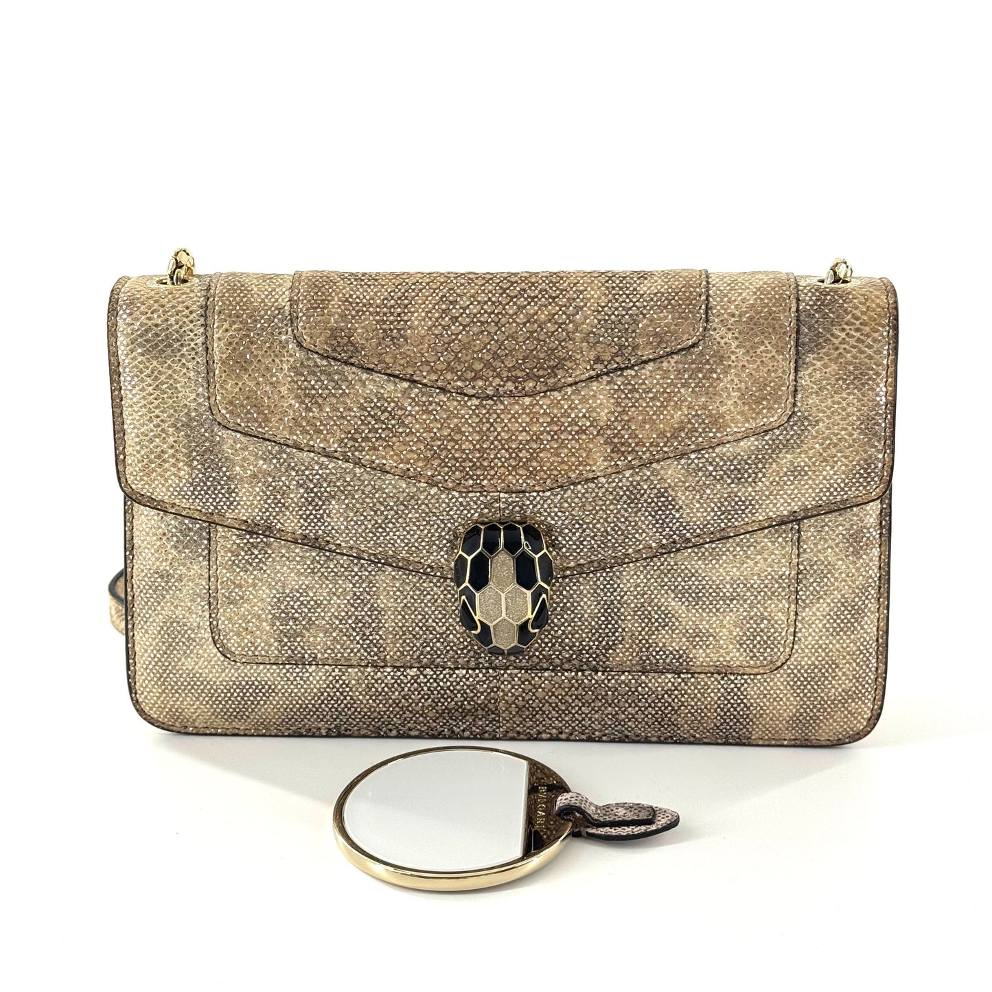 Bvlgari - Serpenti Forever Flap Bag - Exotic leathers - Python - Multicolour - (mini)