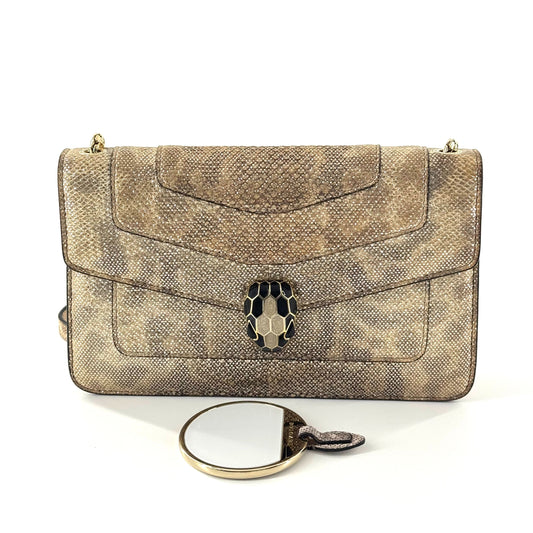 Bvlgari - Serpenti Forever Flap Bag - Exotic leathers - Python - Multicolour - (mini)