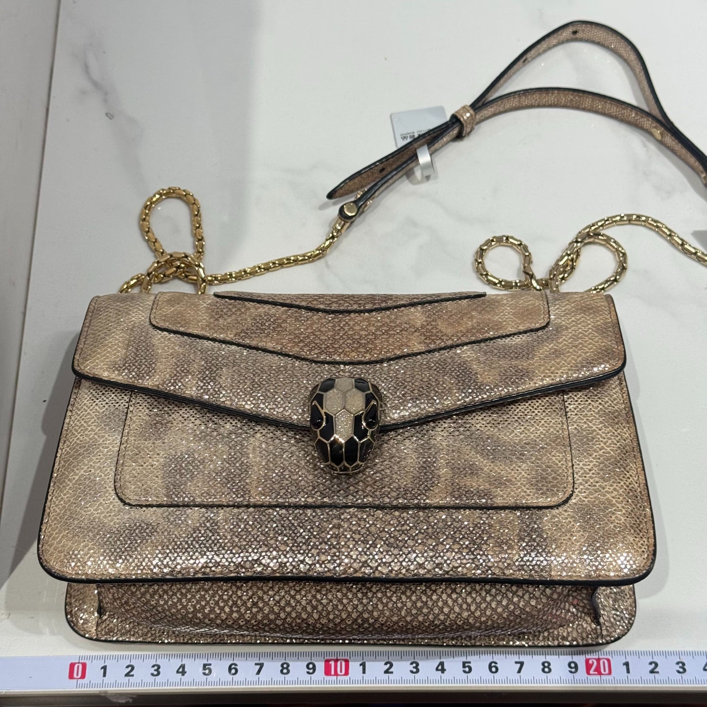Bvlgari - Serpenti Forever Flap Bag - Exotic leathers - Python - Multicolour - (mini)