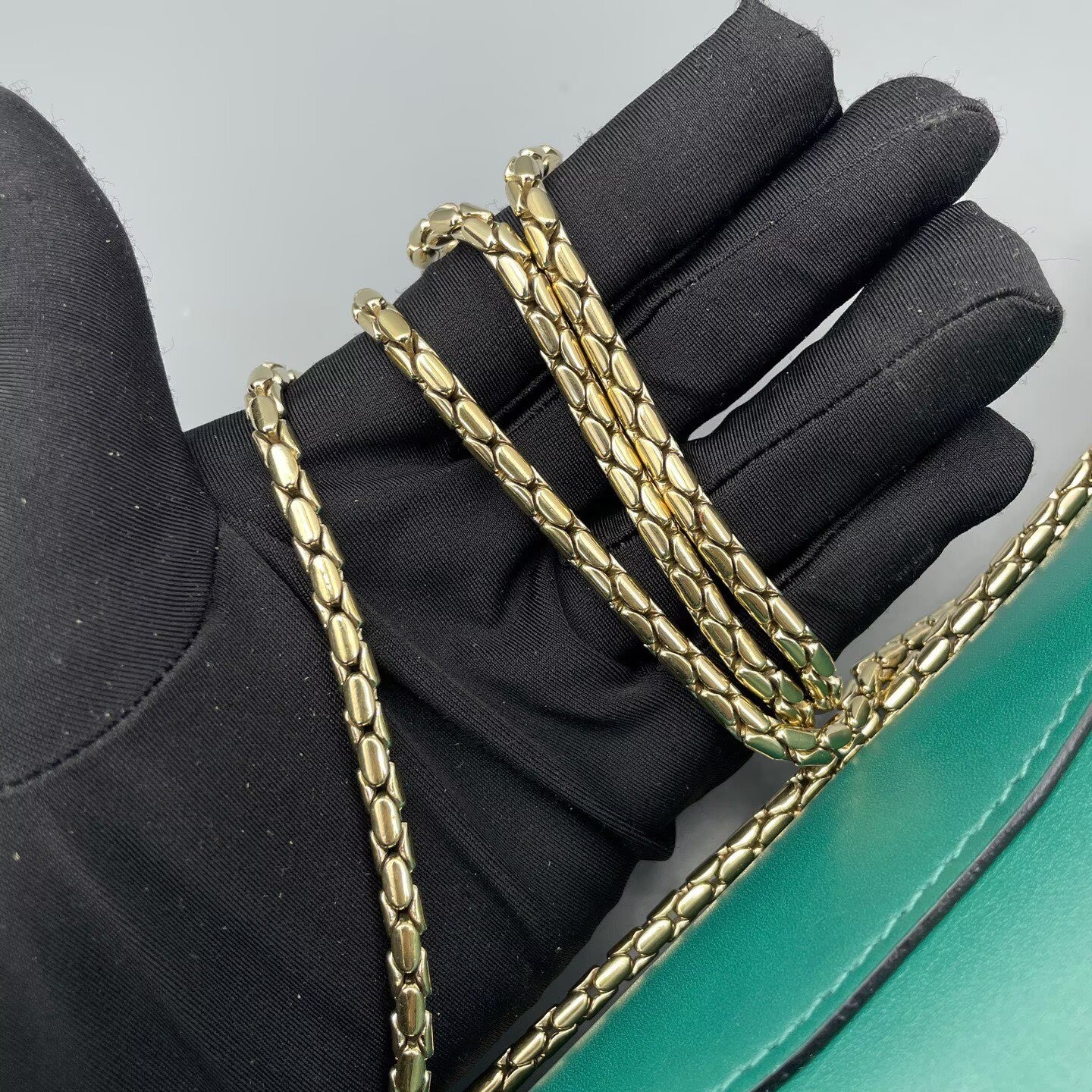 Bvlgari - Serpenti Forever Flap Bag - Leather - Green - (medium)