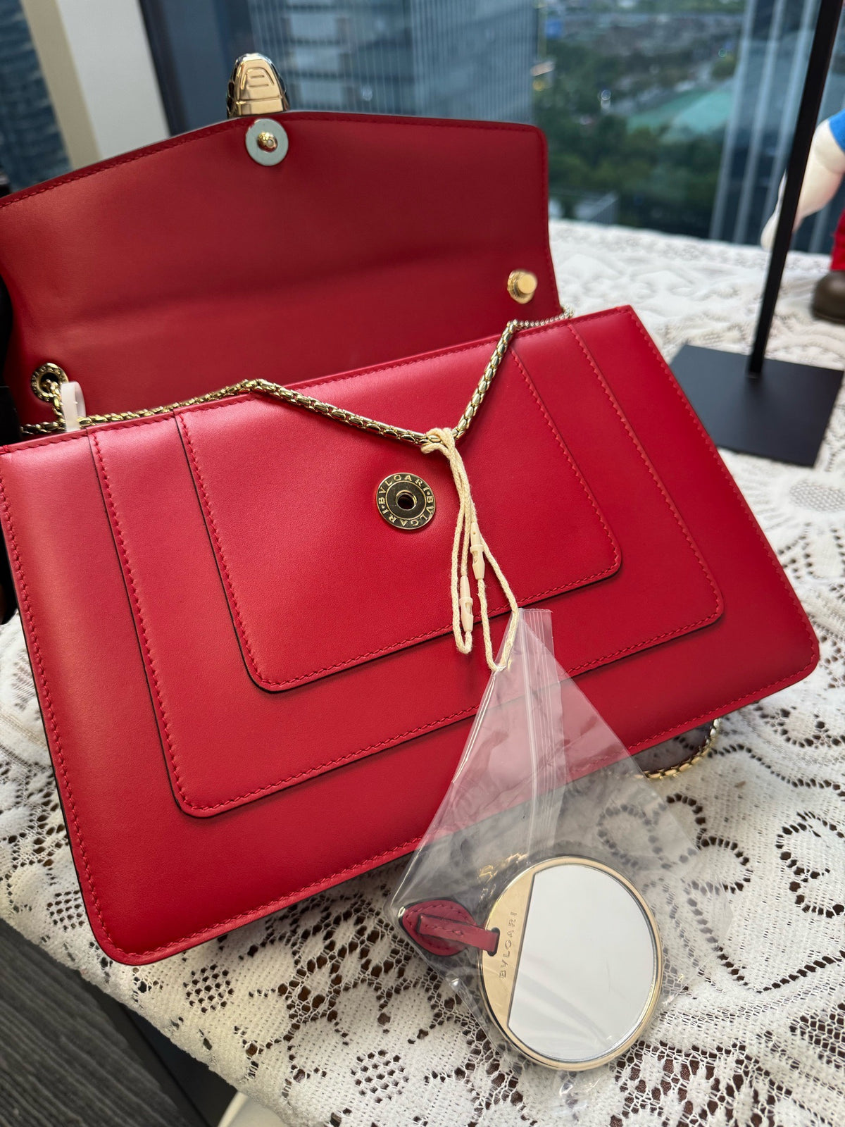 Bvlgari - Serpenti Forever Large - Leather - Red - (large)