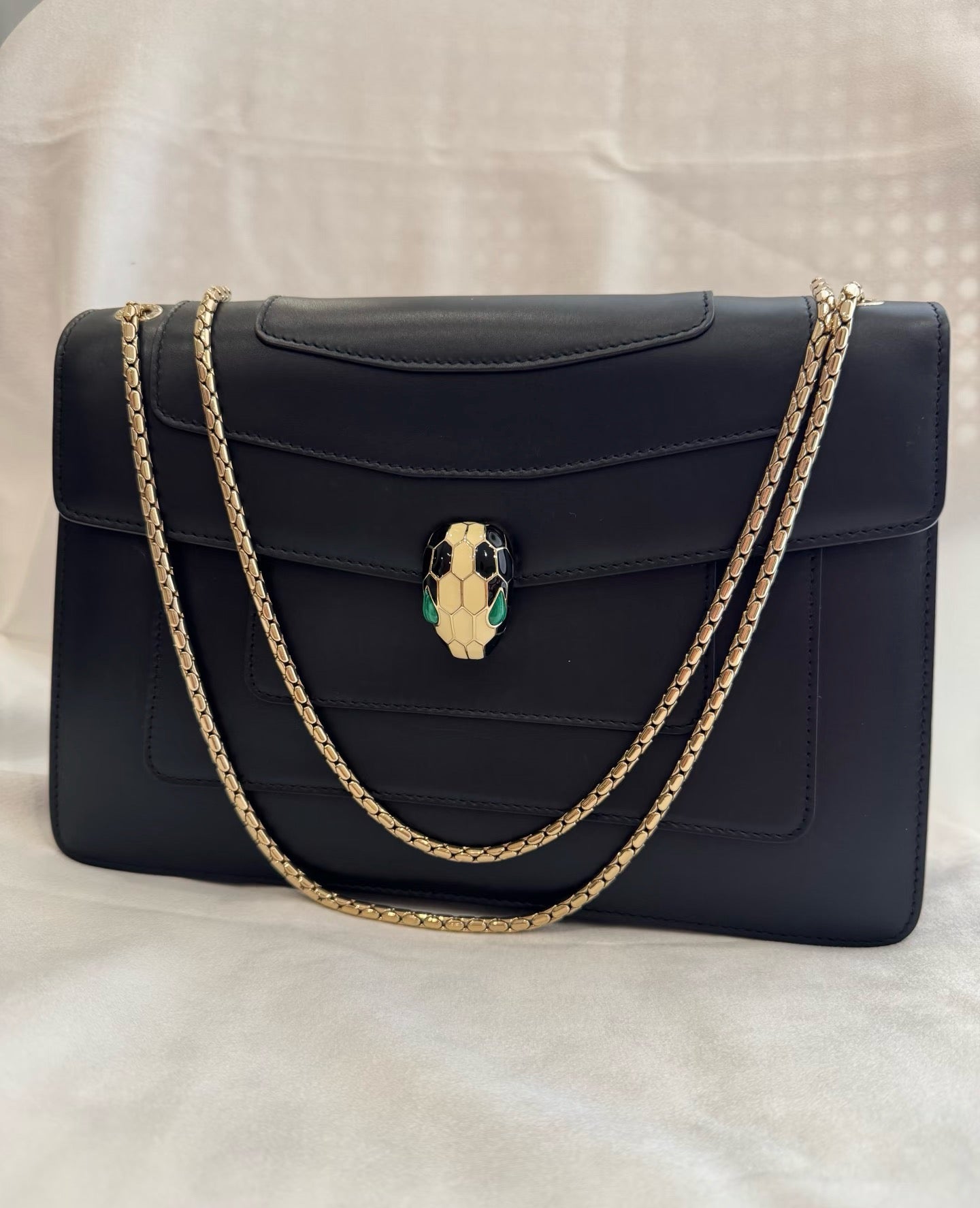 Bvlgari - Serpenti Forever - Leather - Black - (medium)