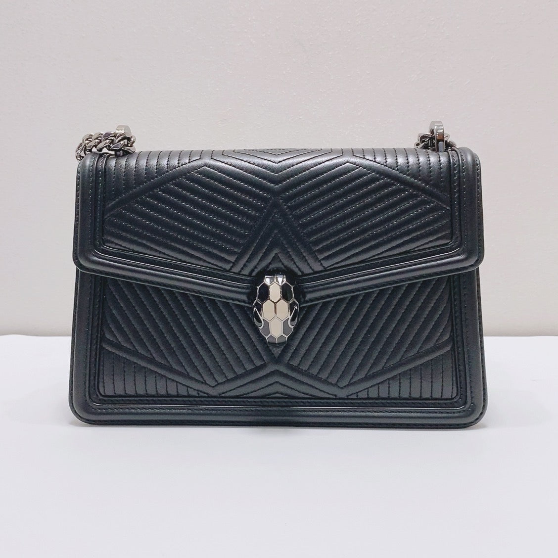 Bvlgari - Serpenti Forever - Leather - Black - (medium)