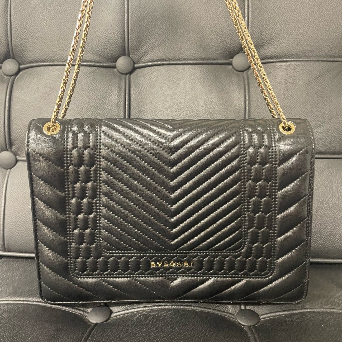 Bvlgari - Serpenti Forever - Leather - Black - (medium)