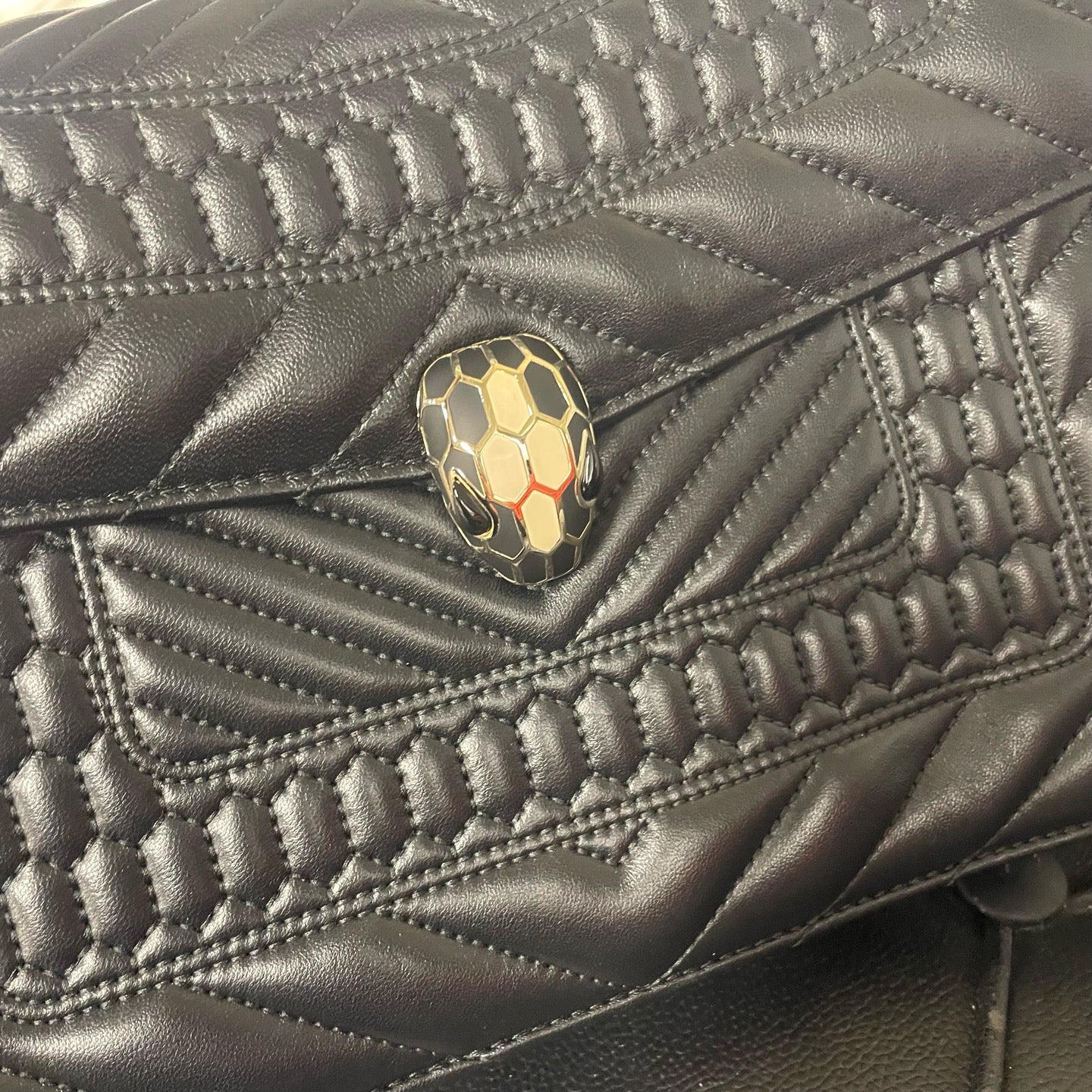 Bvlgari - Serpenti Forever - Leather - Black - (medium)