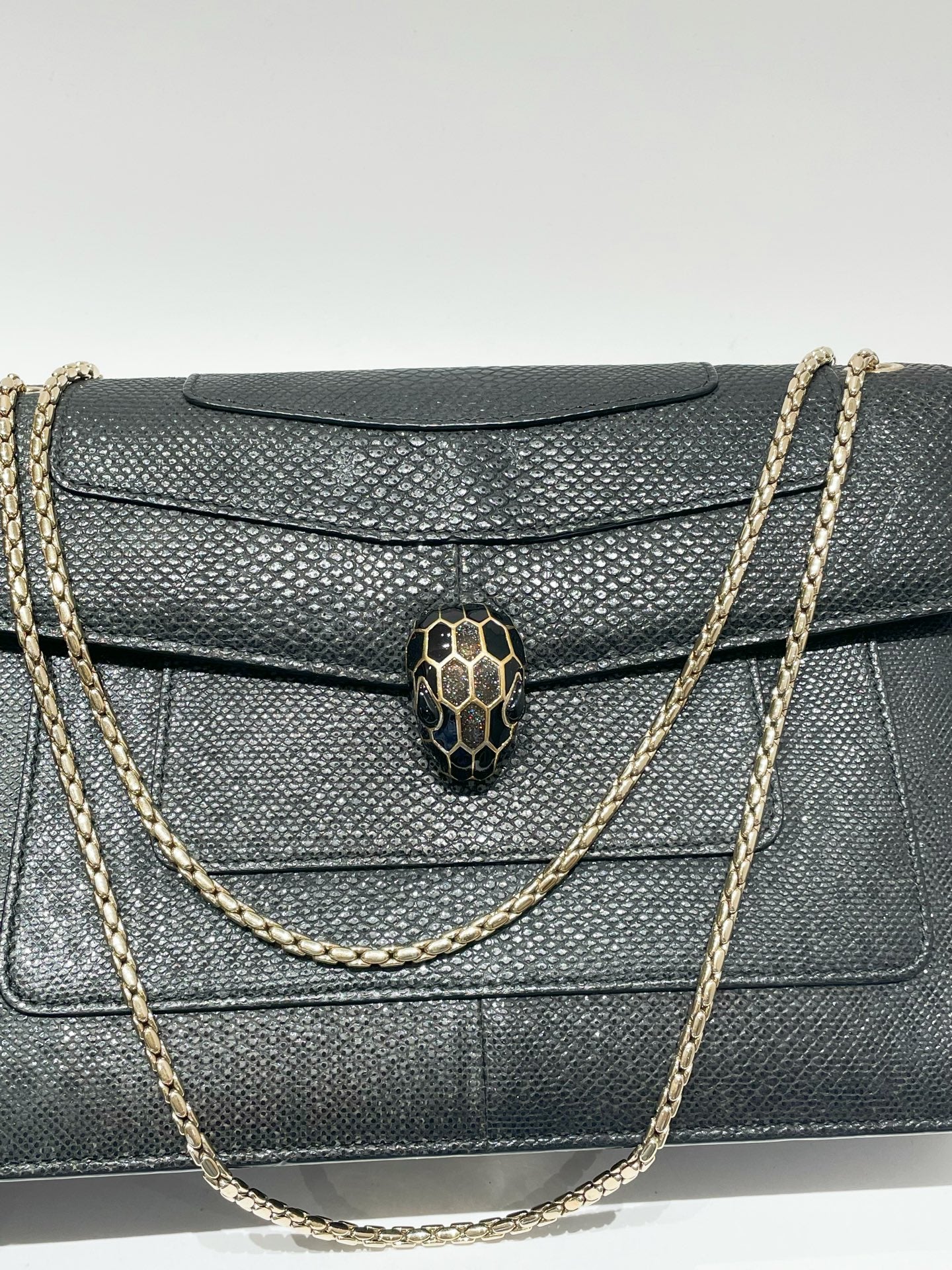 Bvlgari - Serpenti Forever - Leather - Black - (medium)