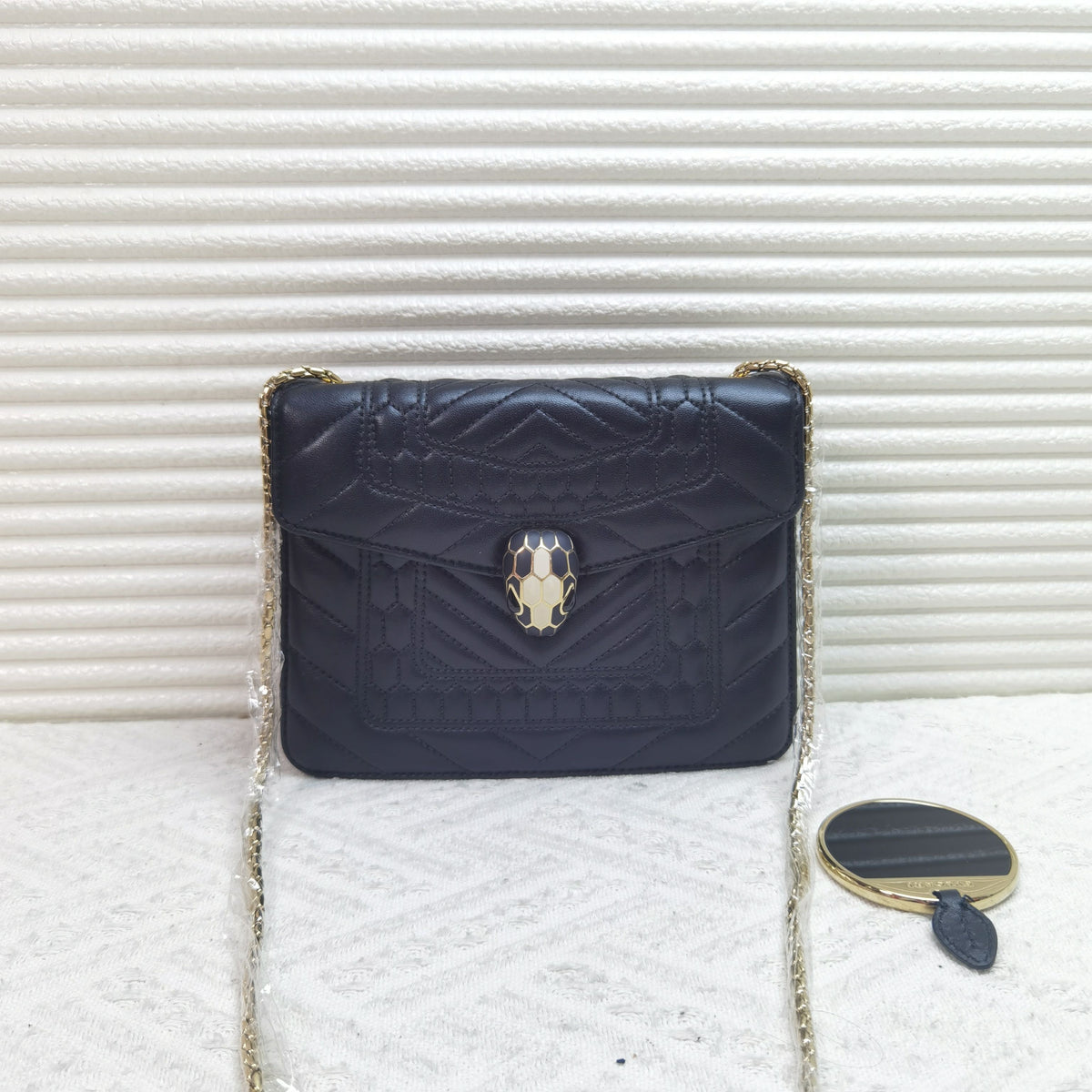 Bvlgari - Serpenti Forever - Leather - Black - (mini)