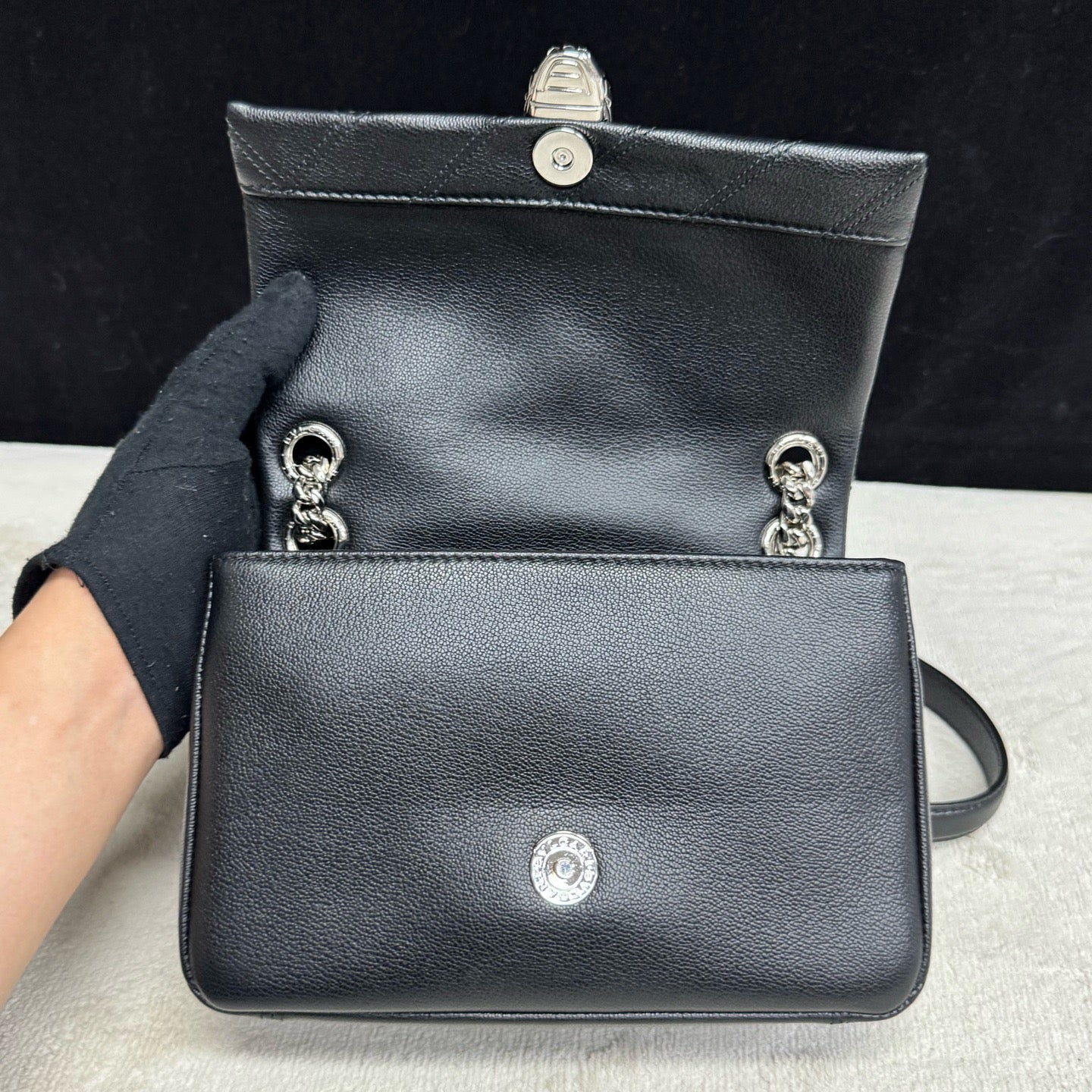 Bvlgari - Serpenti Forever - Leather - Black - (mini)