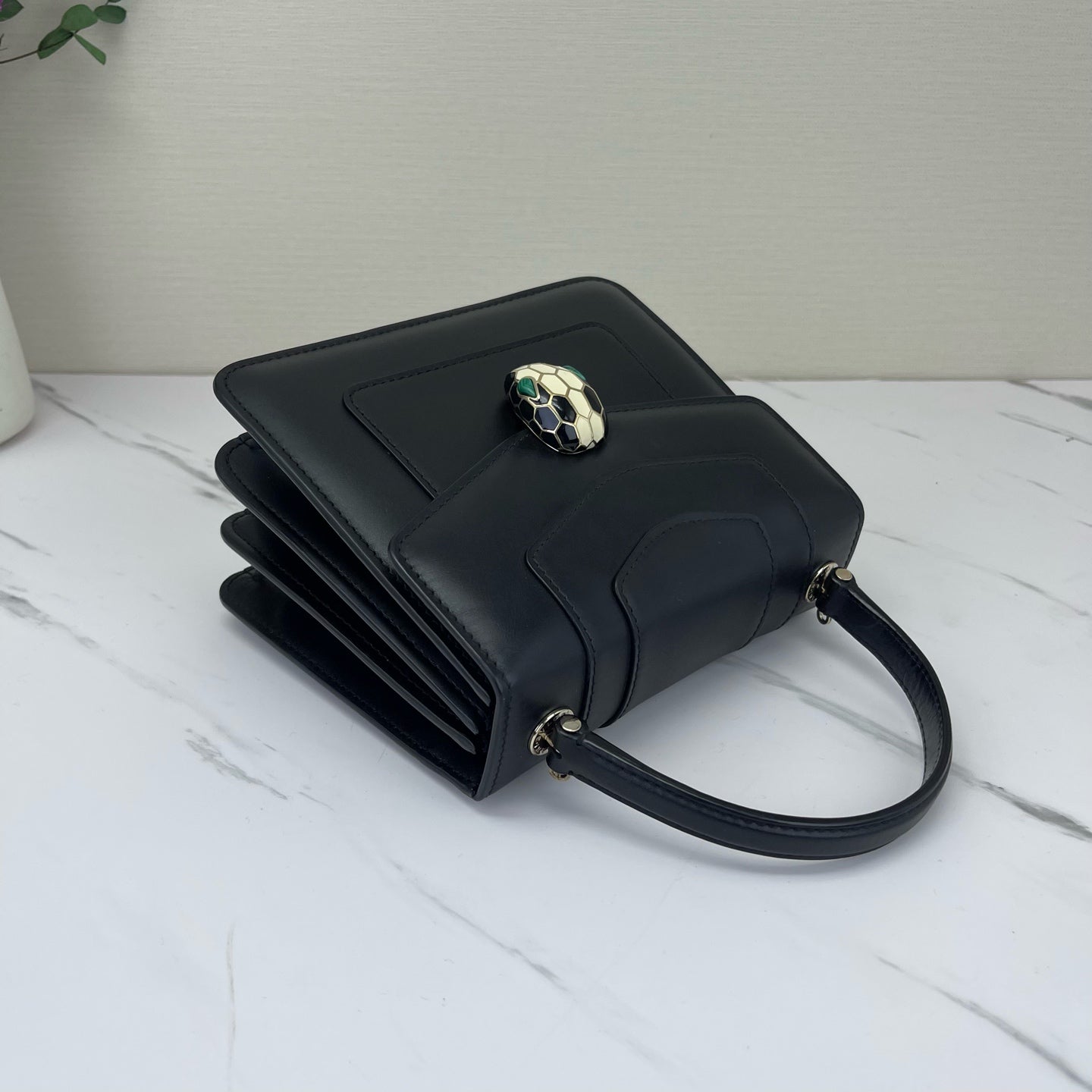 Bvlgari - Serpenti Forever - Leather - Black - (small)