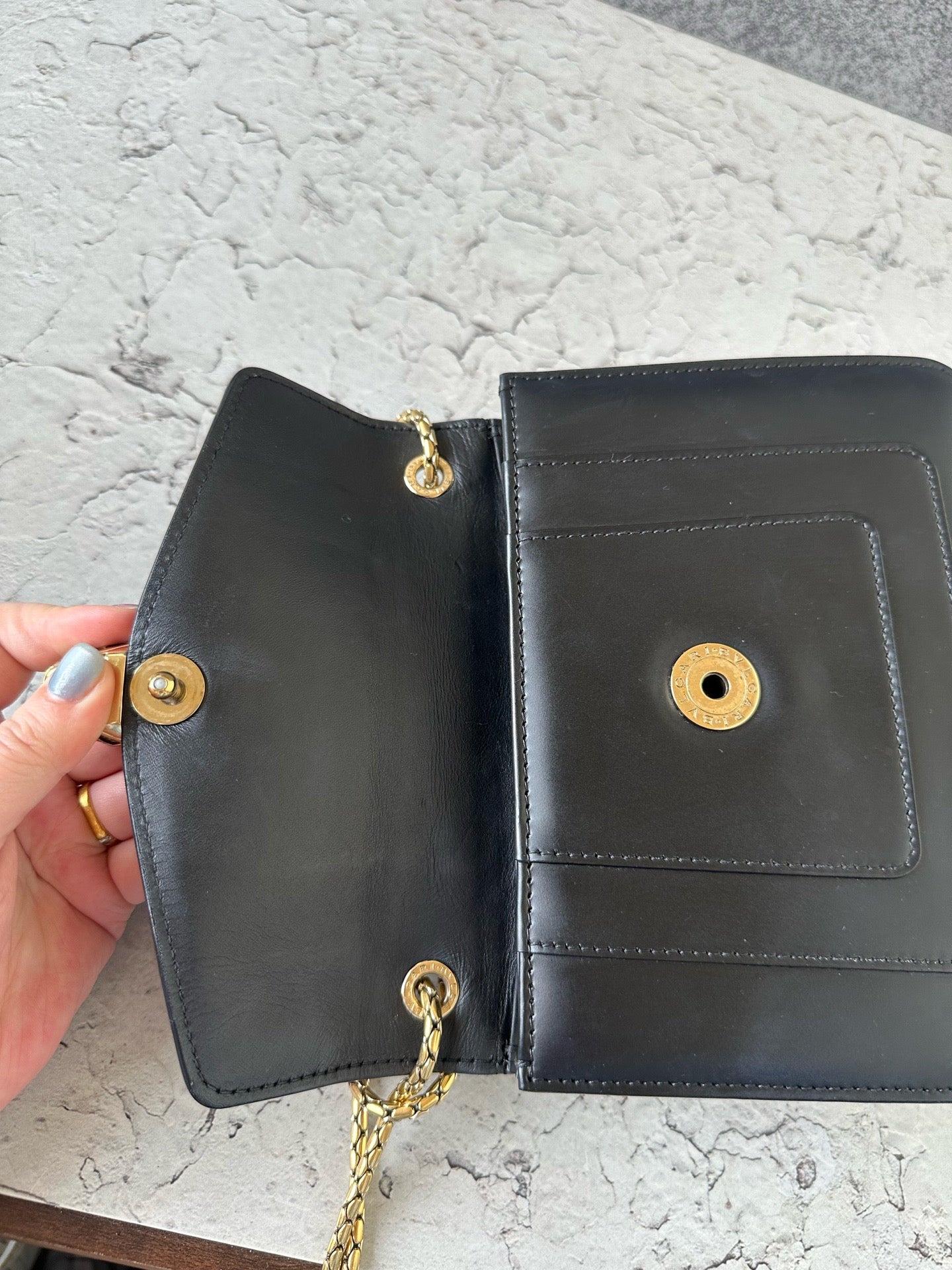 Bvlgari - Serpenti Forever - Leather - Black - (small)