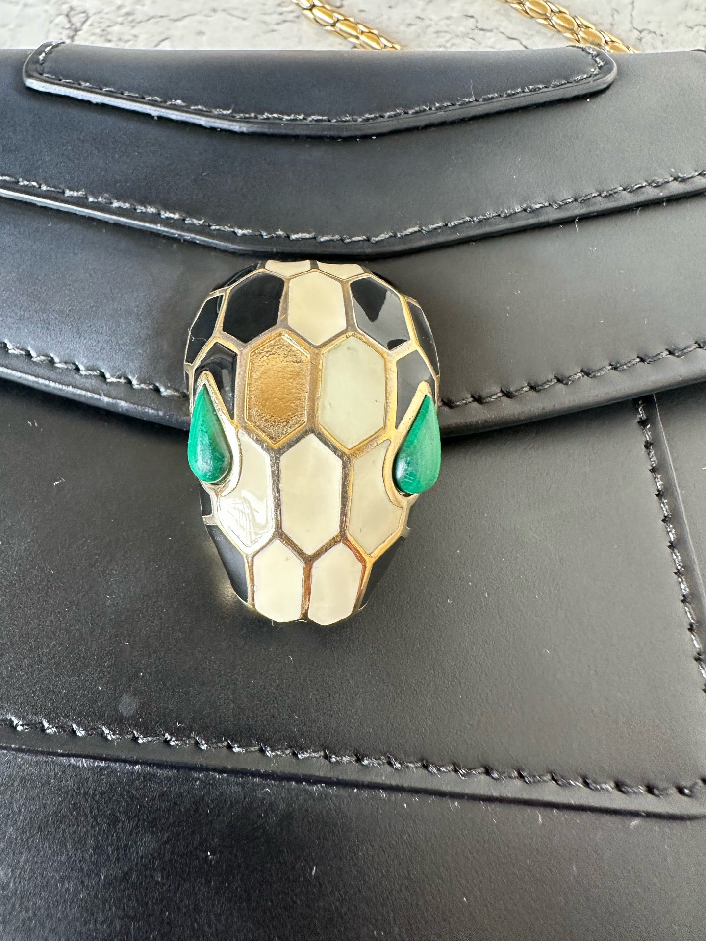Bvlgari - Serpenti Forever - Leather - Black - (small)