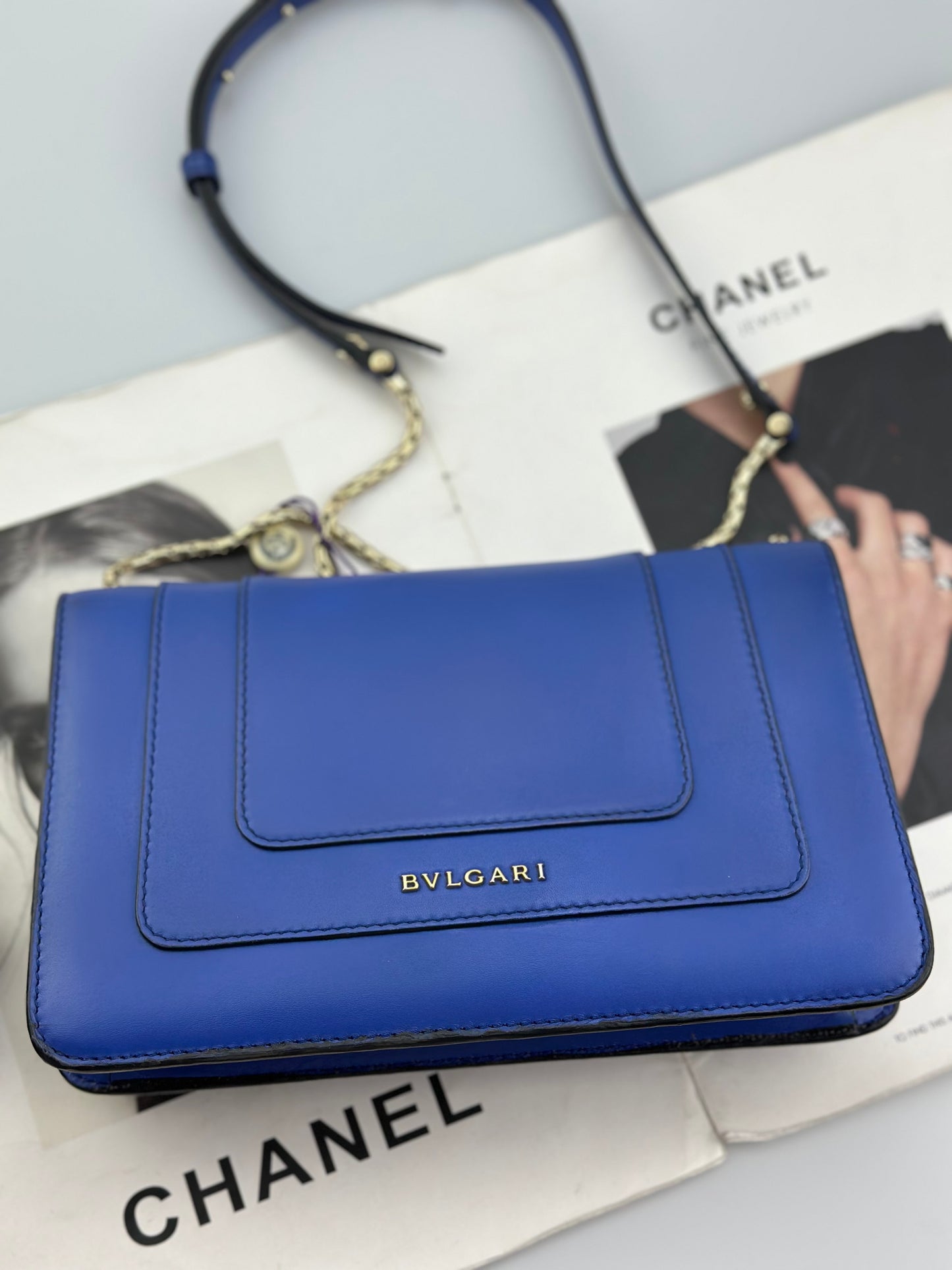 Bvlgari - Serpenti Forever - Leather - Blue - (mini)