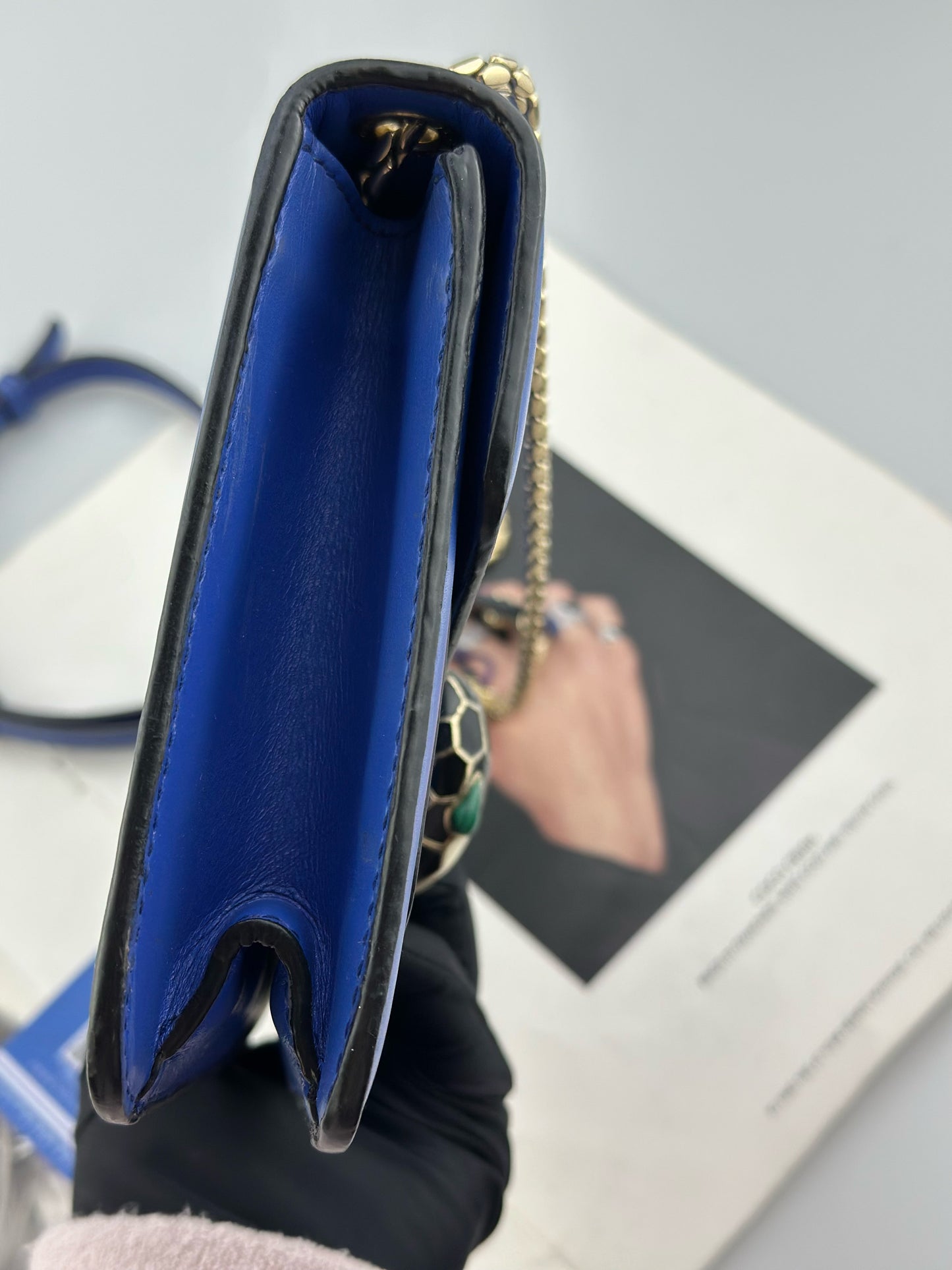 Bvlgari - Serpenti Forever - Leather - Blue - (mini)