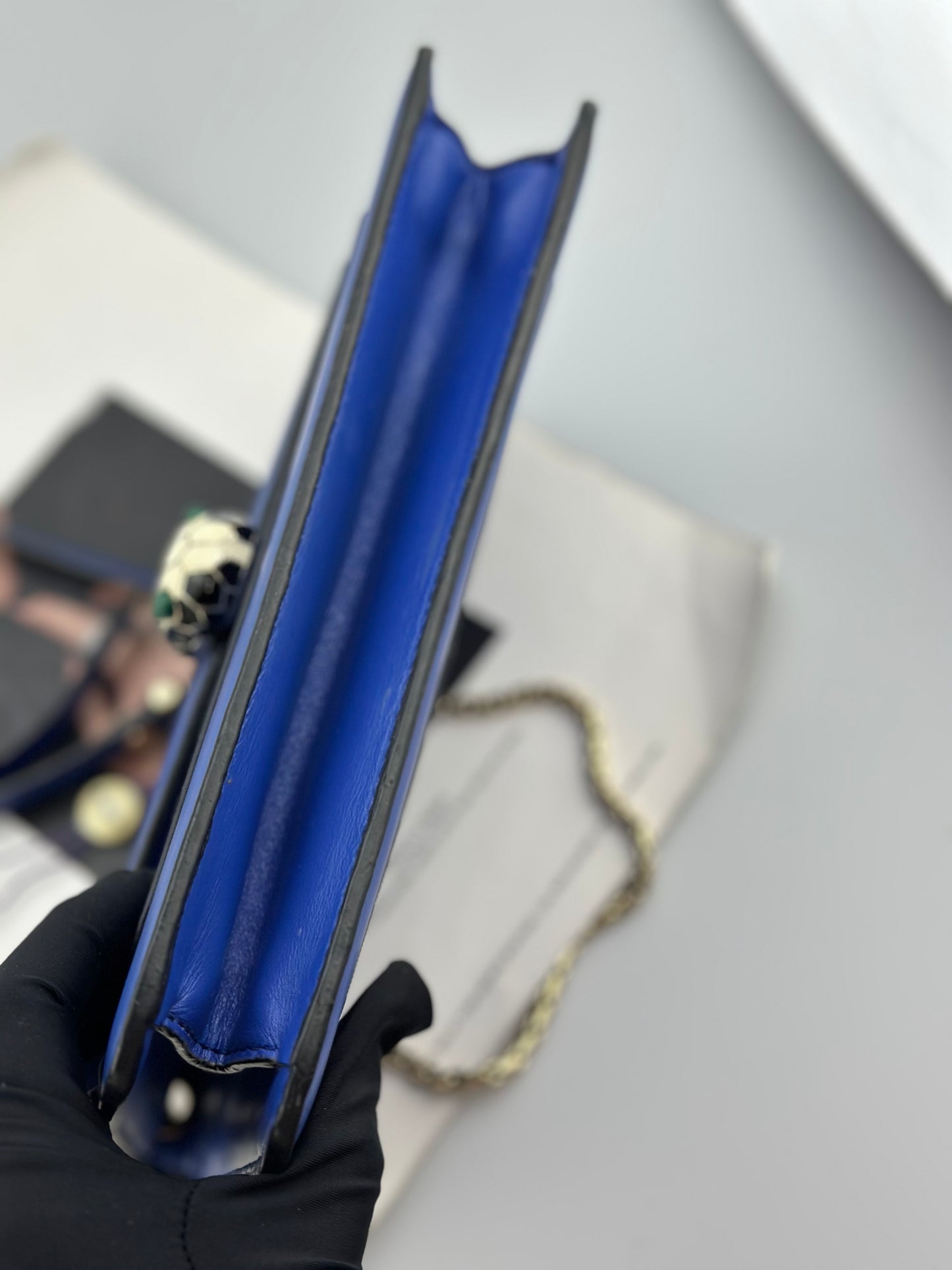 Bvlgari - Serpenti Forever - Leather - Blue - (mini)