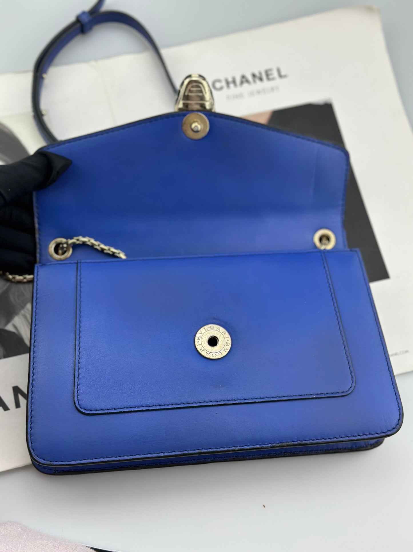 Bvlgari - Serpenti Forever - Leather - Blue - (mini)