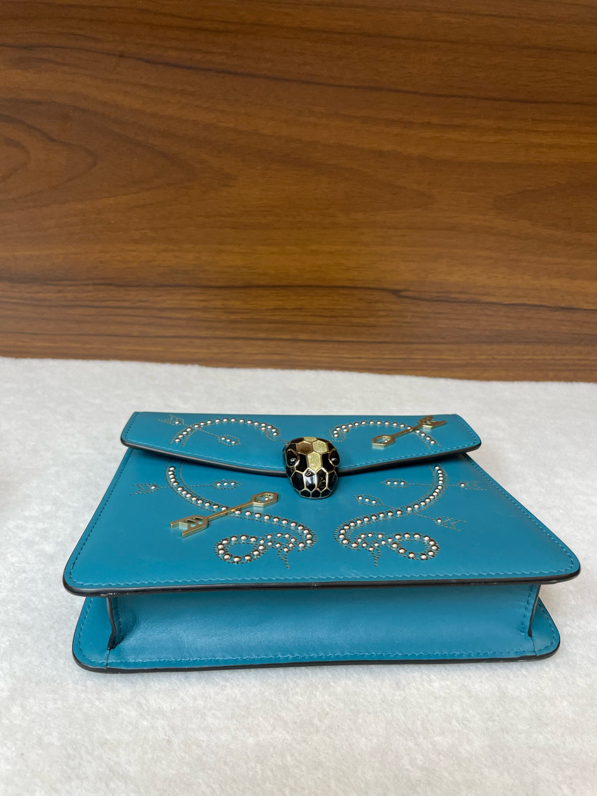 Bvlgari - Serpenti Forever - Leather - Blue - (small)