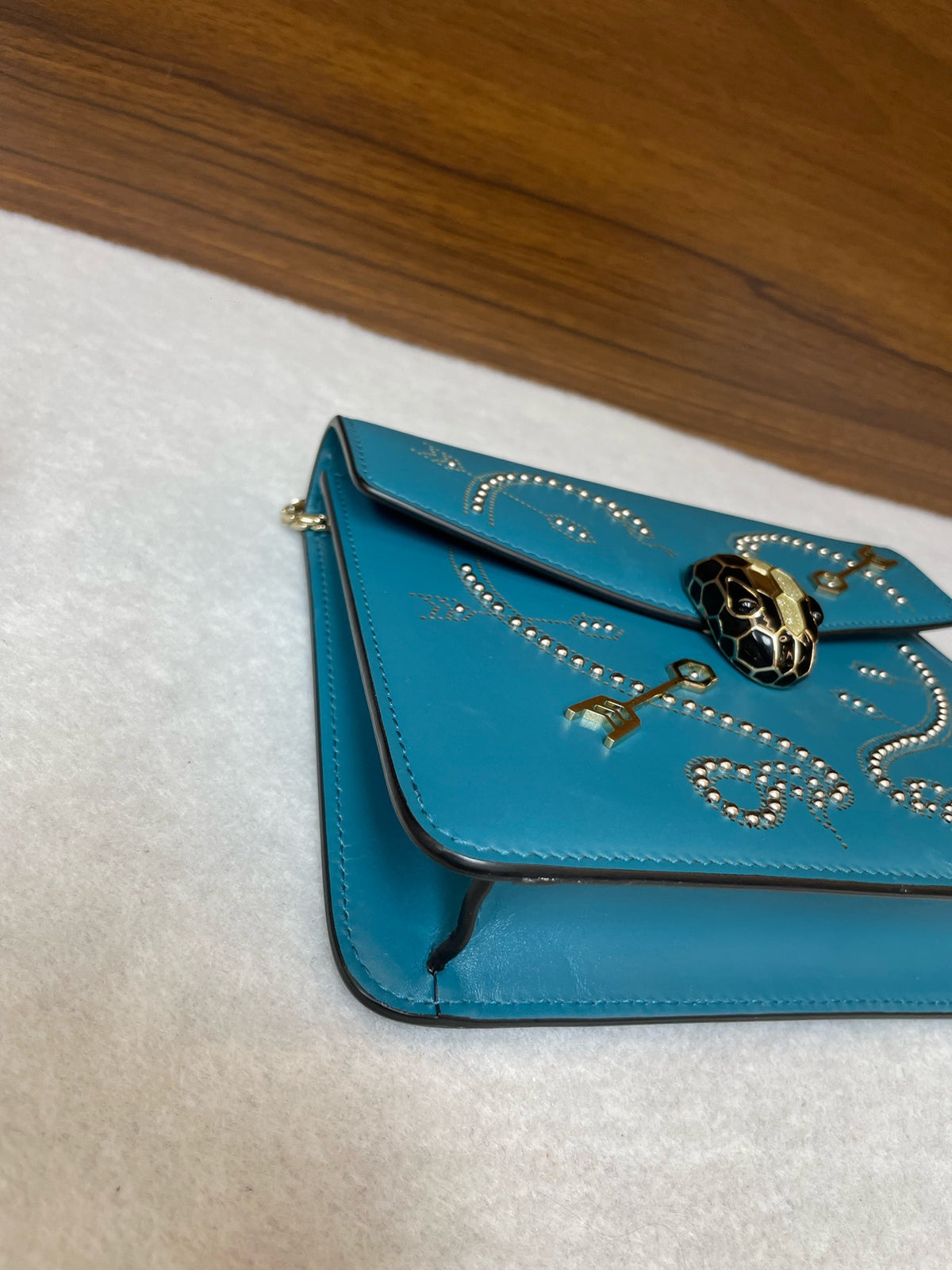 Bvlgari - Serpenti Forever - Leather - Blue - (small)