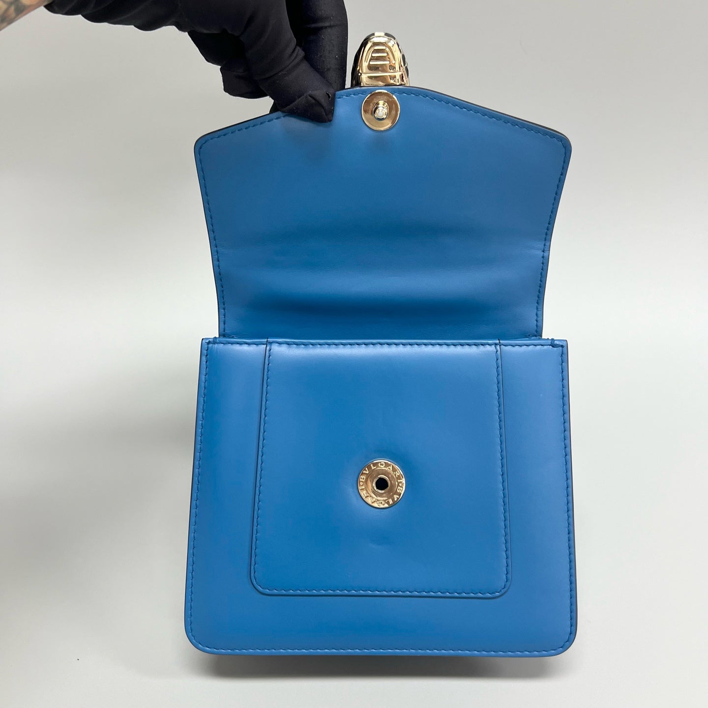 BVLGARI - Serpenti Forever - Leather - Blue - (small)