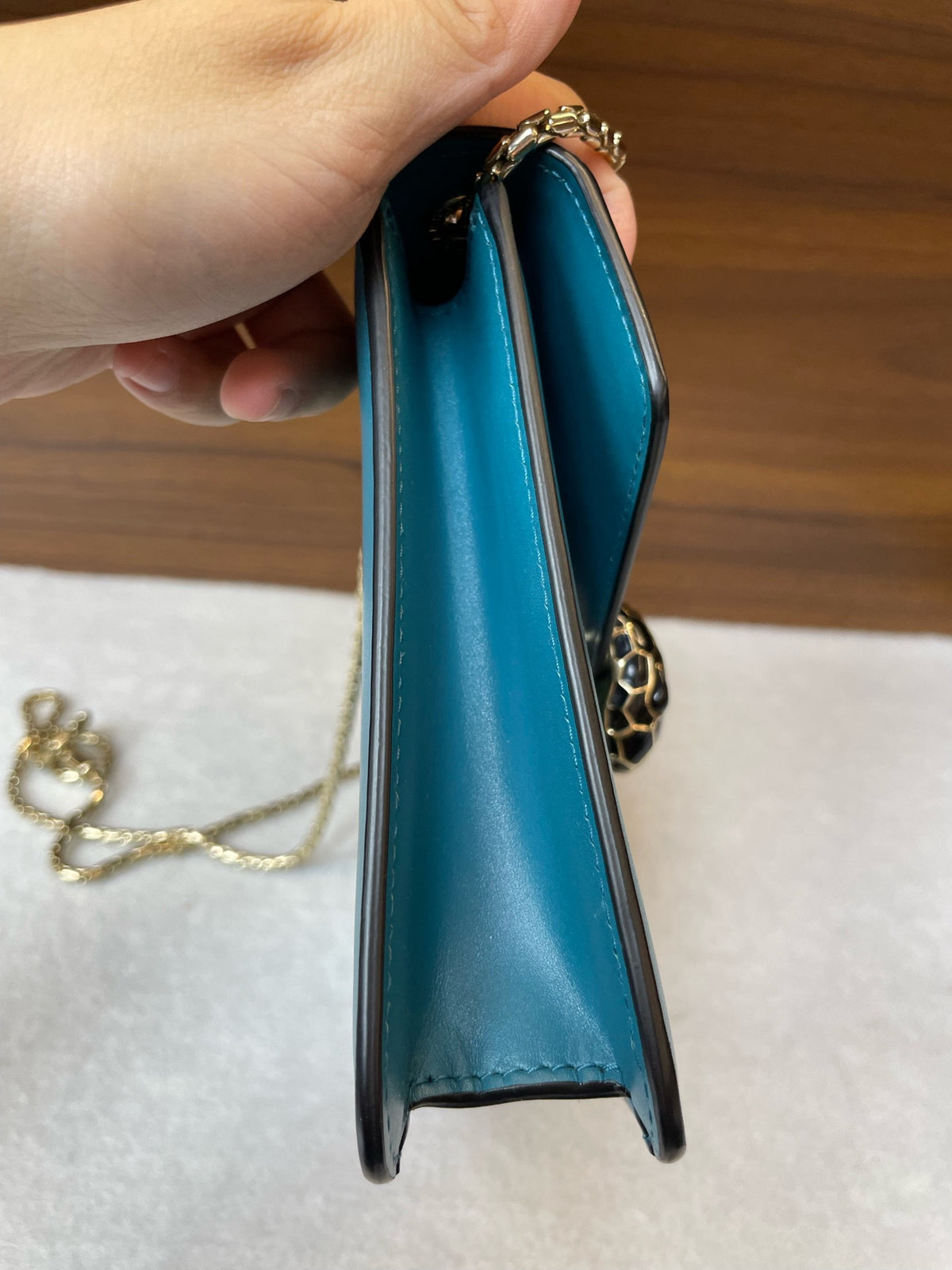 Bvlgari - Serpenti Forever - Leather - Blue - (small)