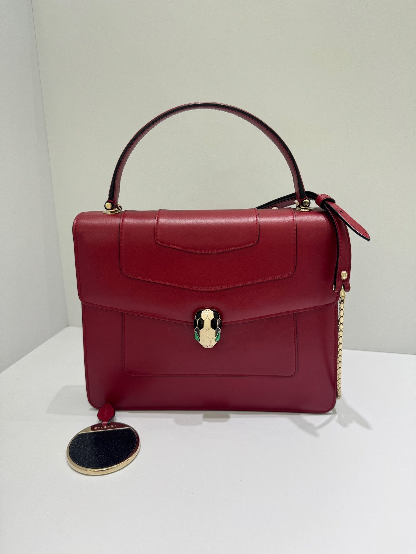 Bvlgari - Serpenti Forever - Leather - Burgundy - (small)