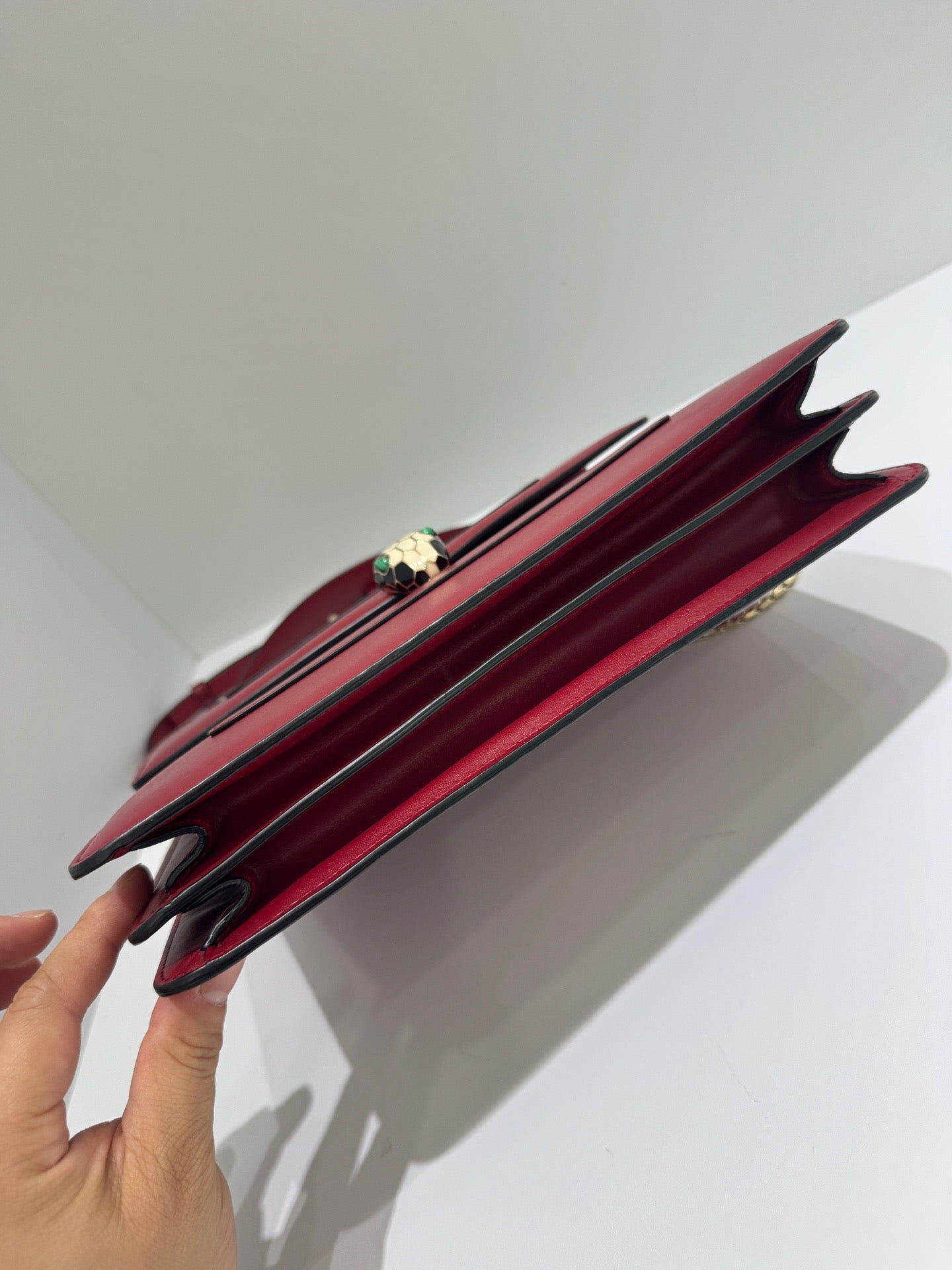 Bvlgari - Serpenti Forever - Leather - Burgundy - (small)