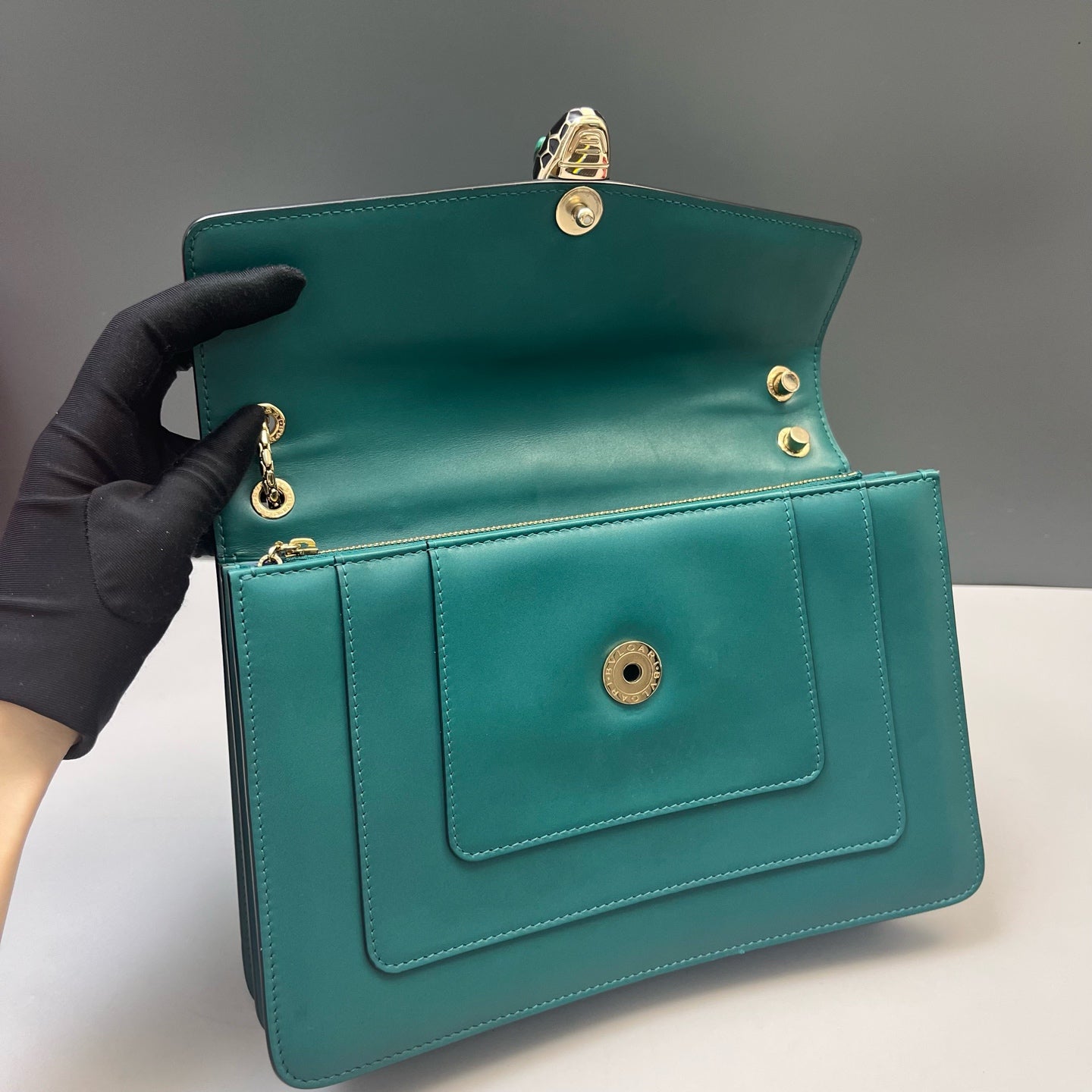 Bvlgari - Serpenti Forever - Leather - Green - (medium)