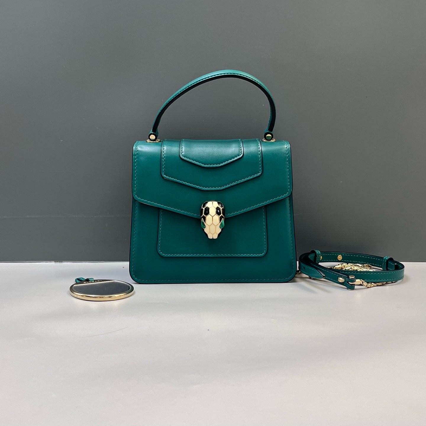 Bvlgari - Serpenti Forever - Leather - Green - (mini)