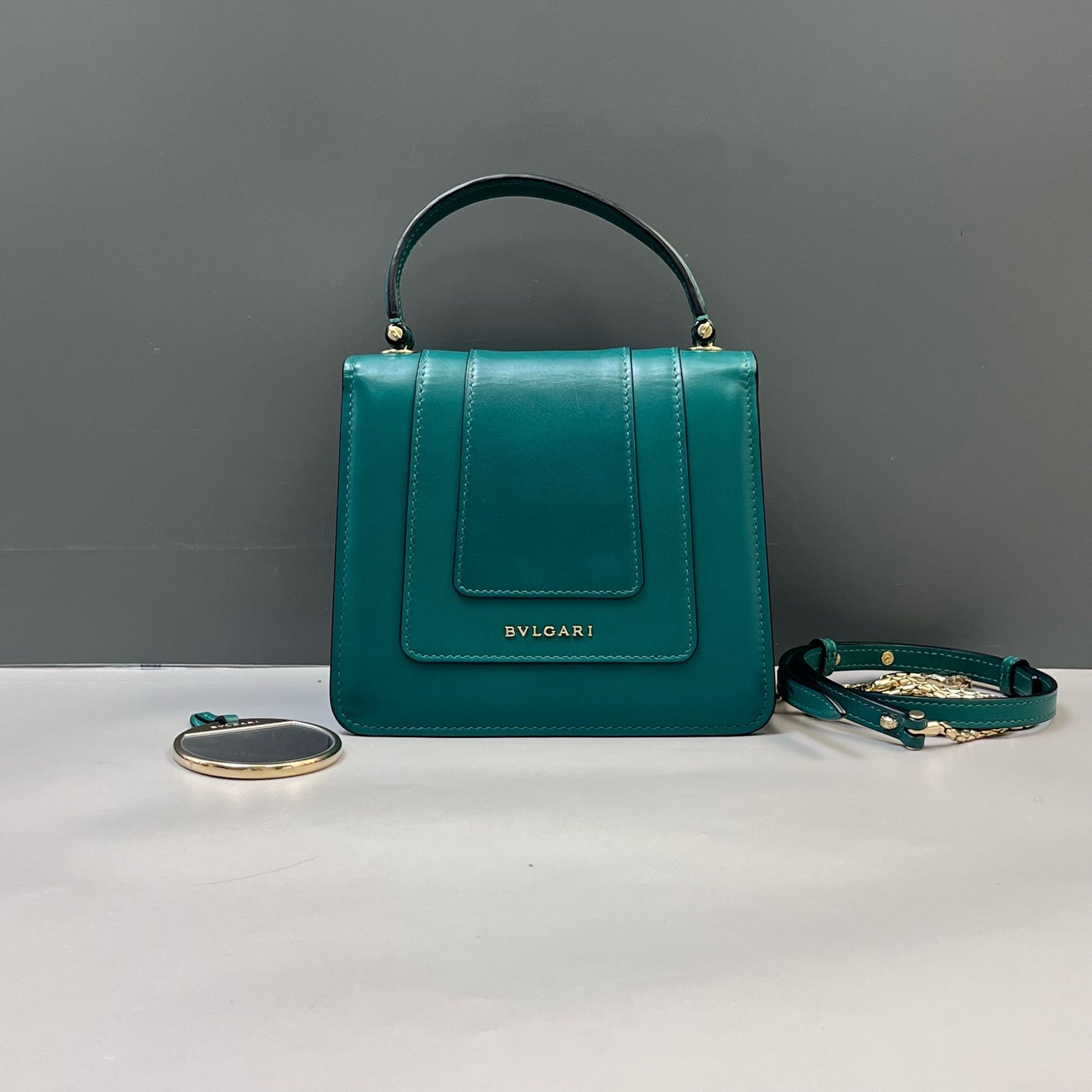 Bvlgari - Serpenti Forever - Leather - Green - (mini)