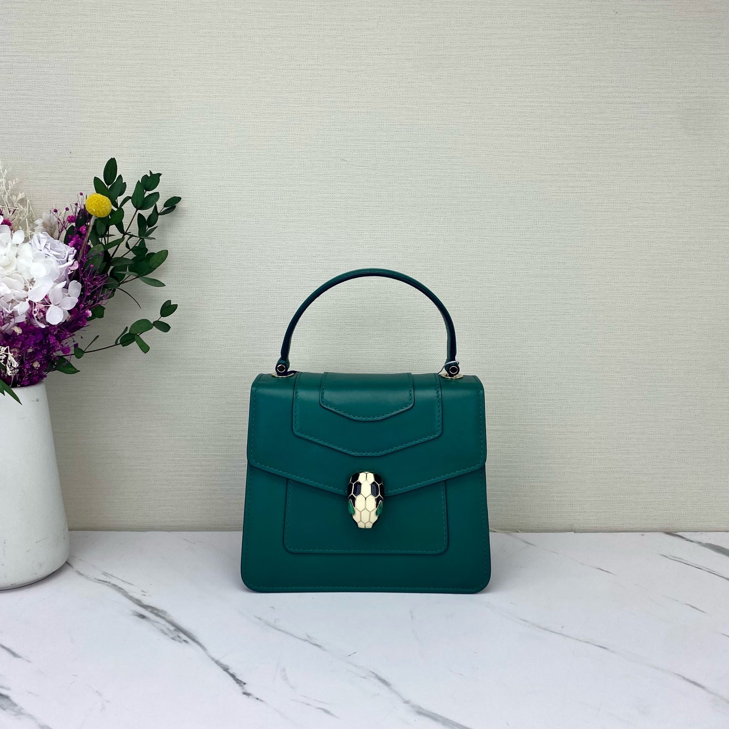 Bvlgari - Serpenti Forever - Leather - Green - (mini)
