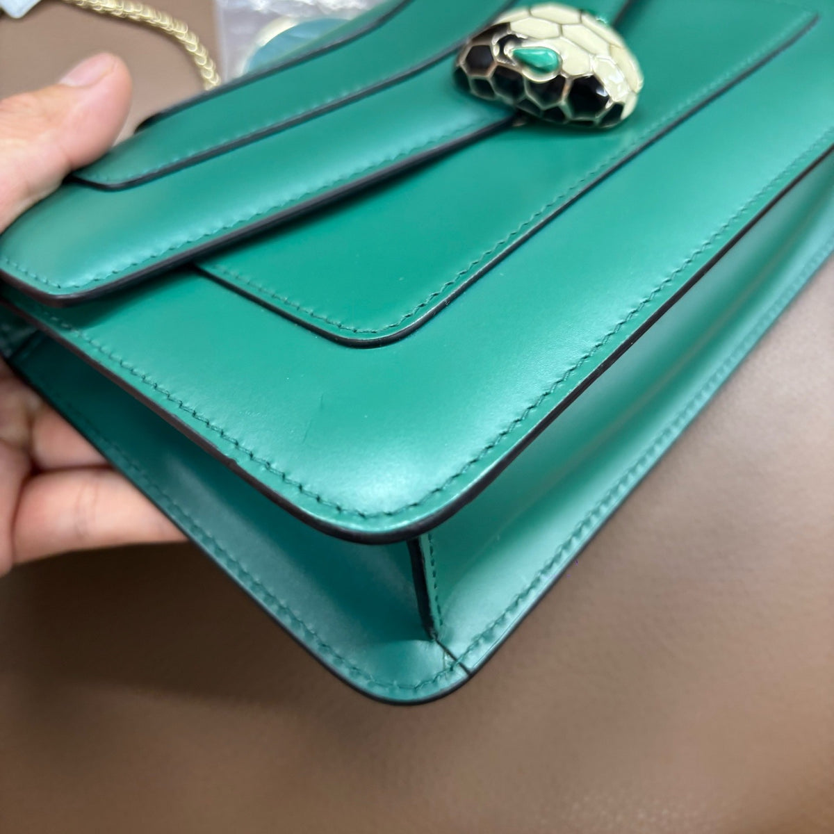Bvlgari - Serpenti Forever - Leather - Green - (mini)