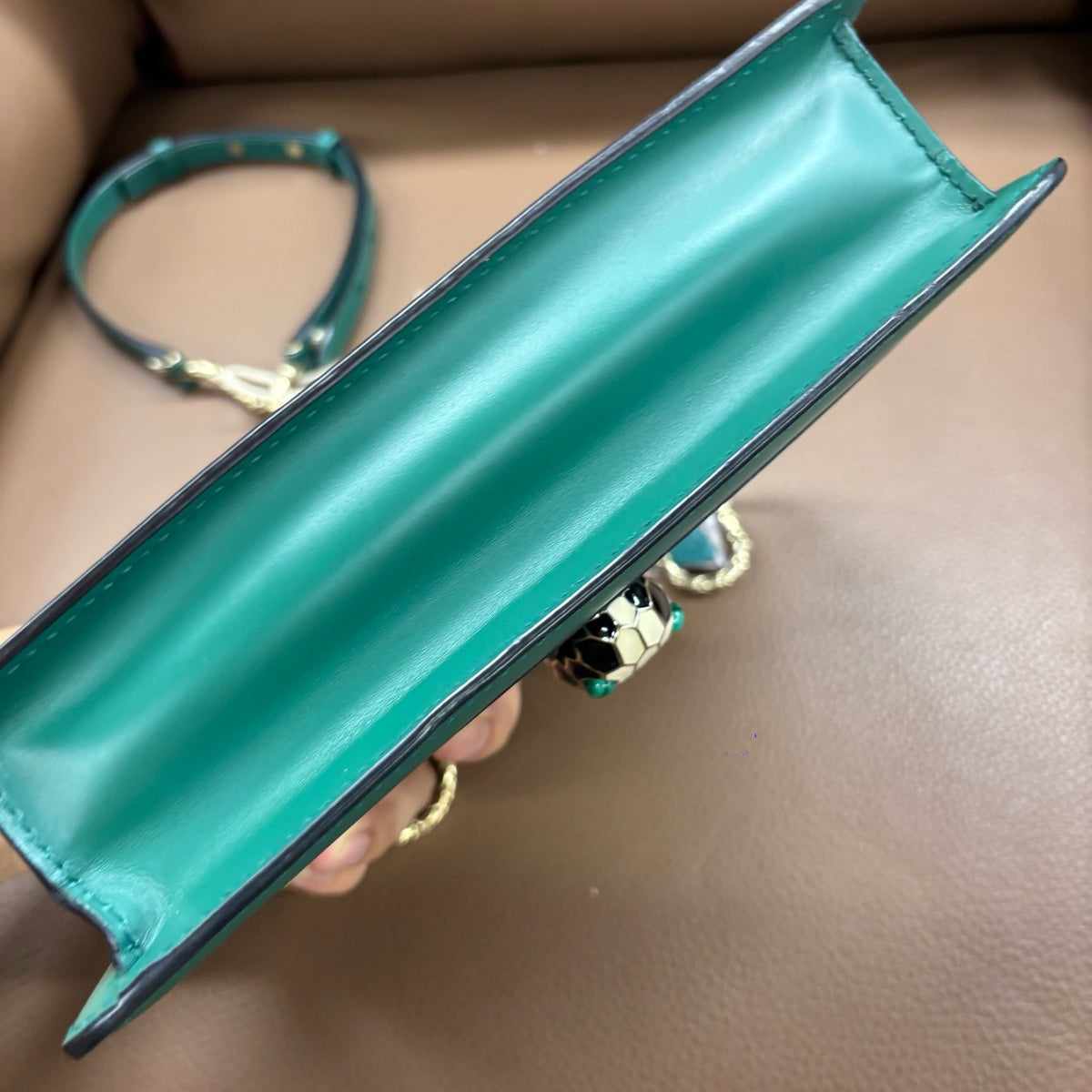 Bvlgari - Serpenti Forever - Leather - Green - (mini)