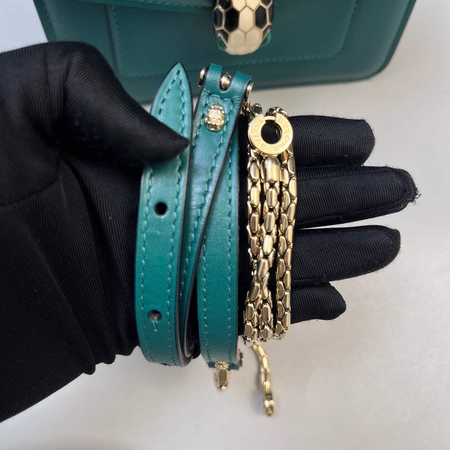 Bvlgari - Serpenti Forever - Leather - Green - (mini)