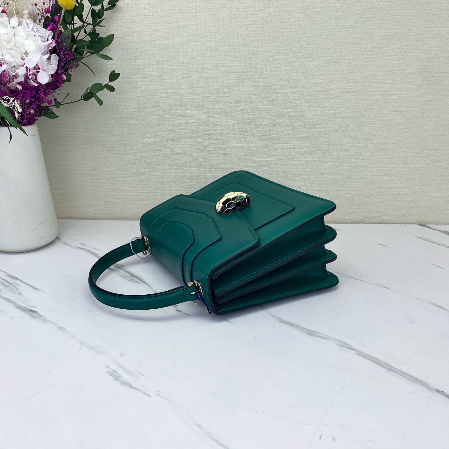 Bvlgari - Serpenti Forever - Leather - Green - (mini)