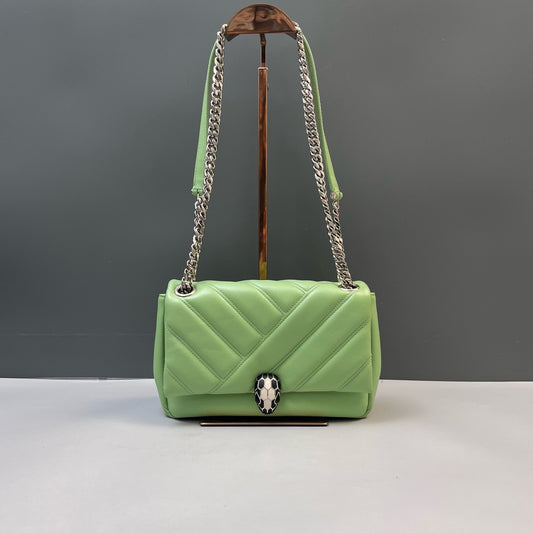 Bvlgari - Serpenti Forever - Leather - Green - (small)