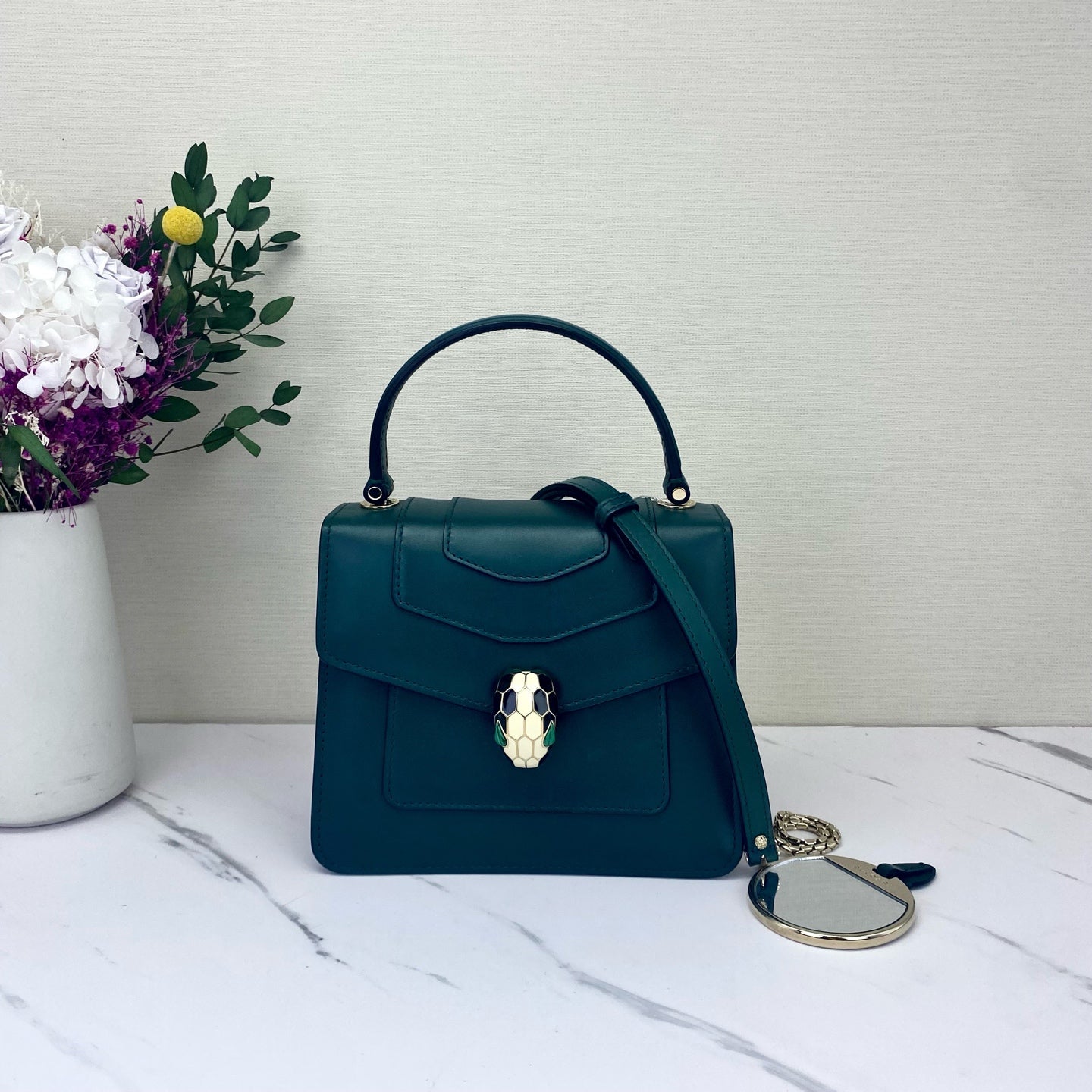 Bvlgari - Serpenti Forever - Leather - Green - (small)
