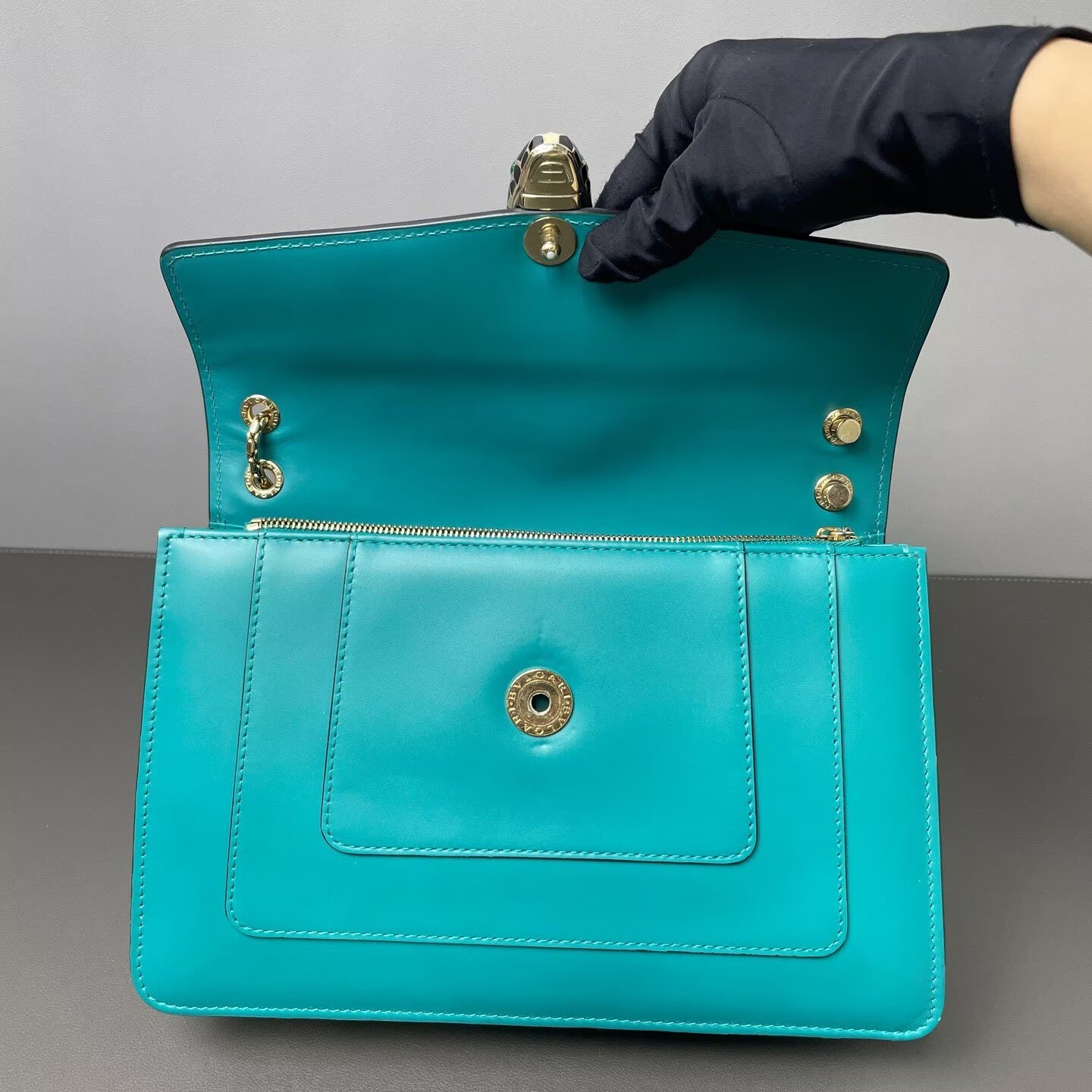 Bvlgari - Serpenti Forever - Leather - Green - (small)