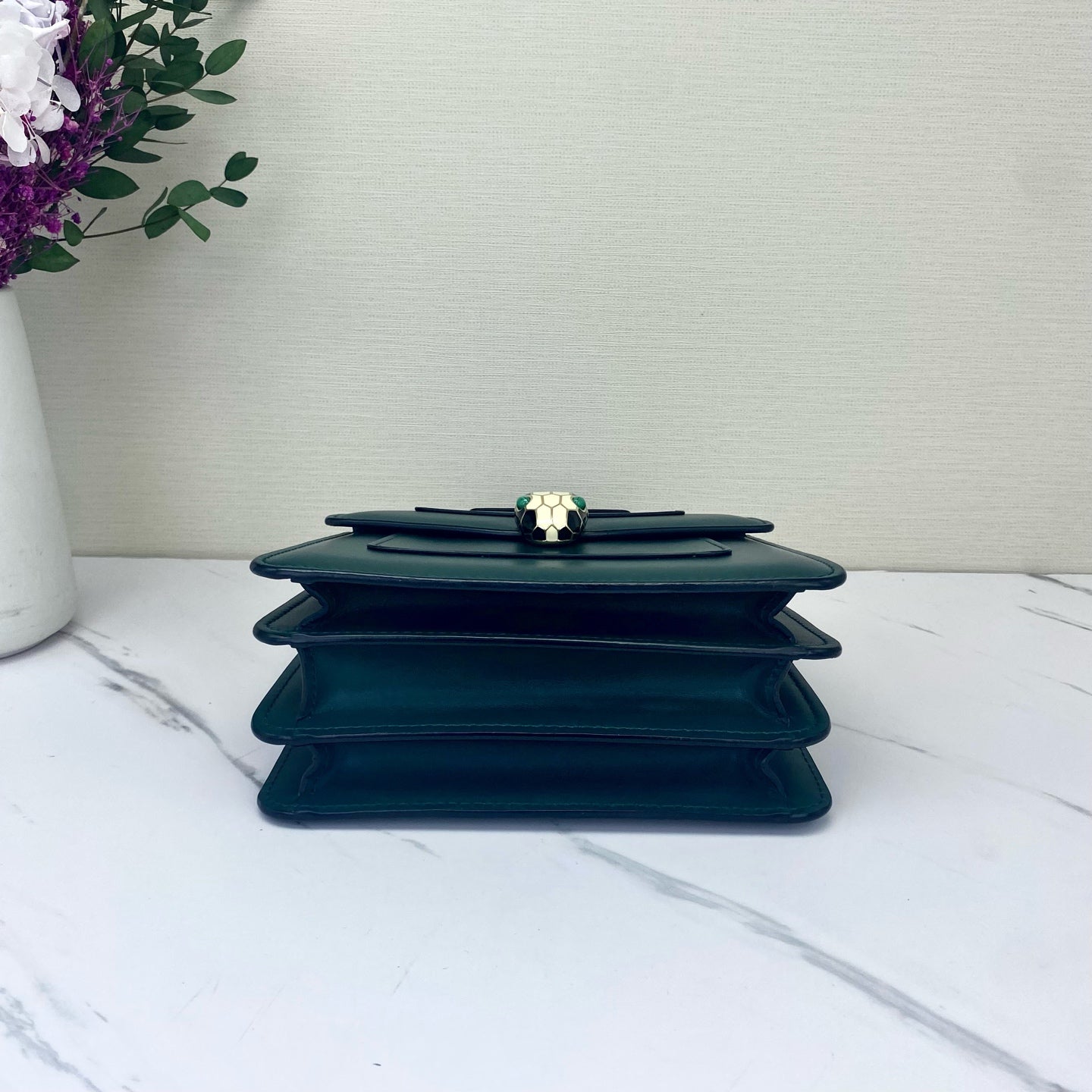 Bvlgari - Serpenti Forever - Leather - Green - (small)