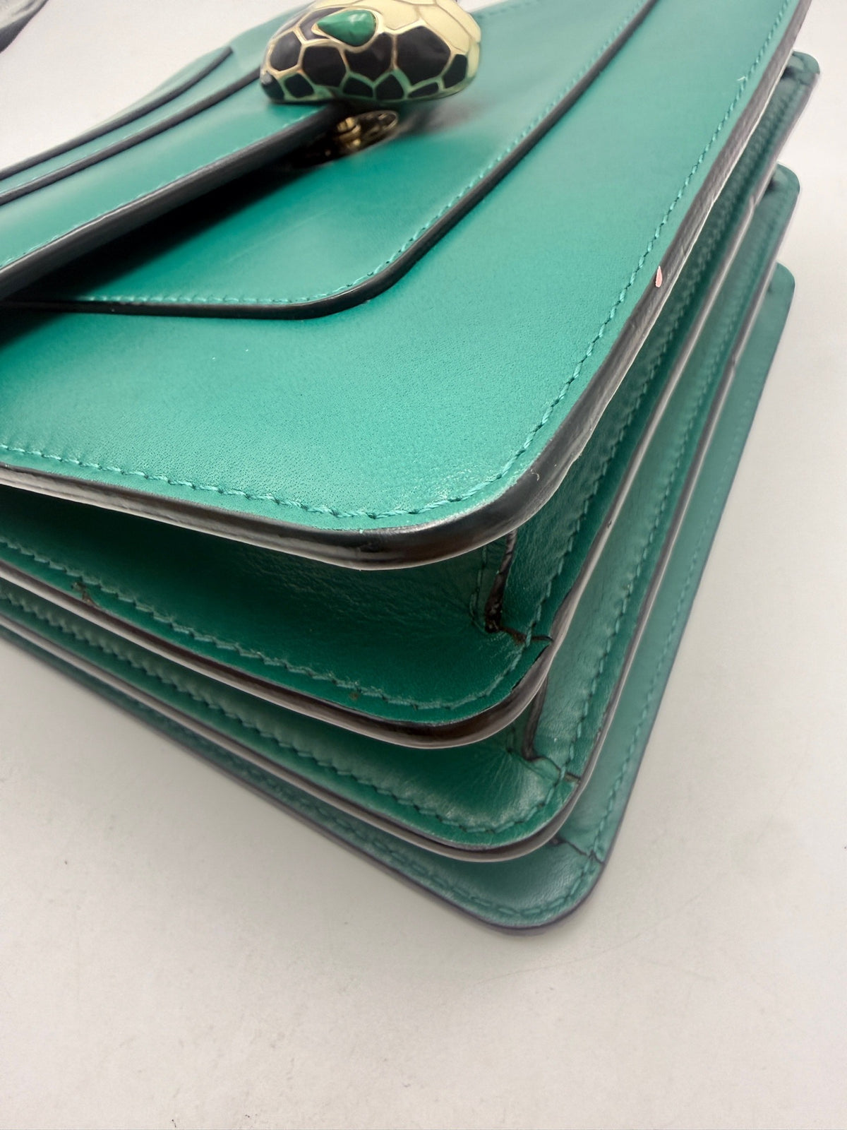 Bvlgari - Serpenti Forever - Leather - Green - (small)
