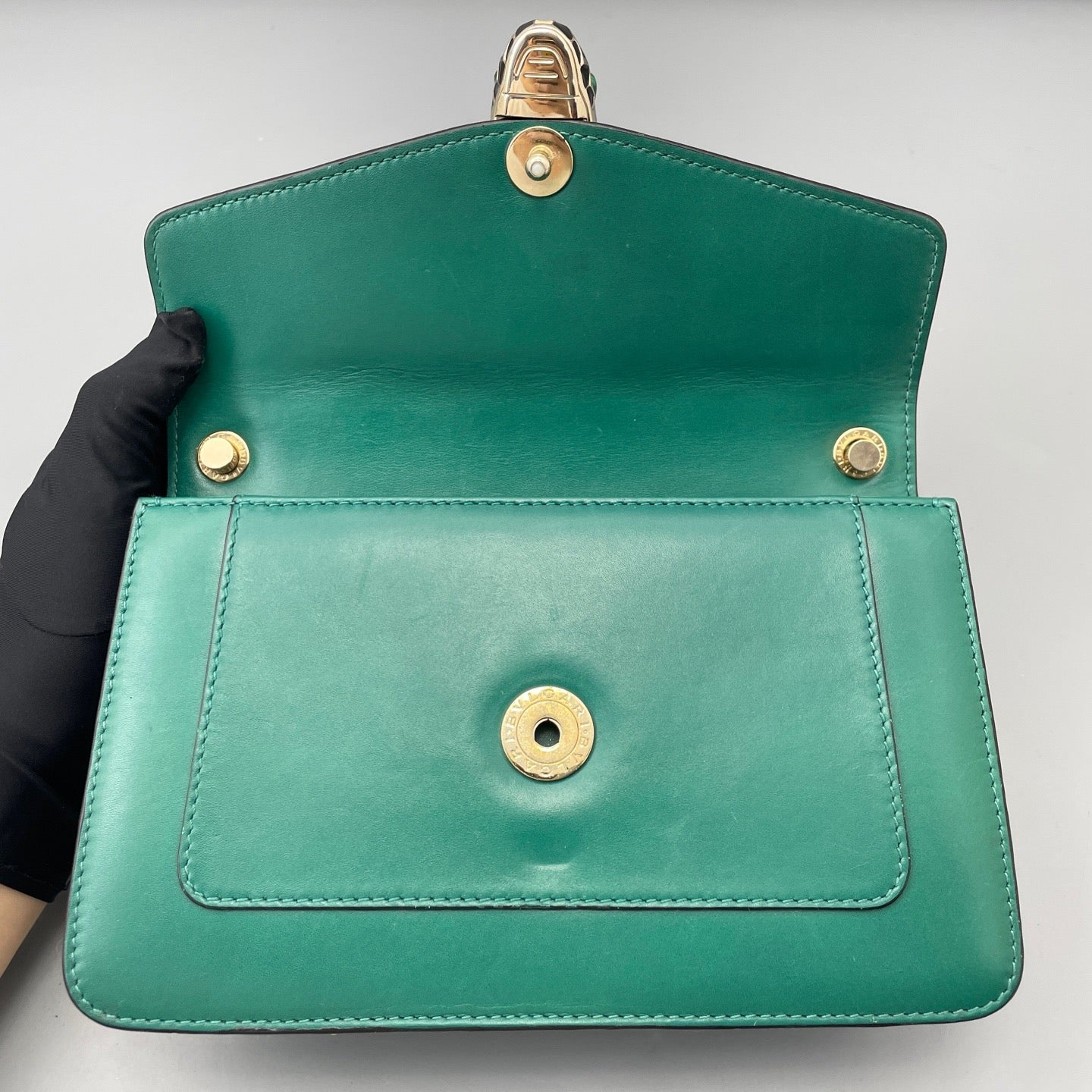 Bvlgari - Serpenti Forever - Leather - Green - (small)